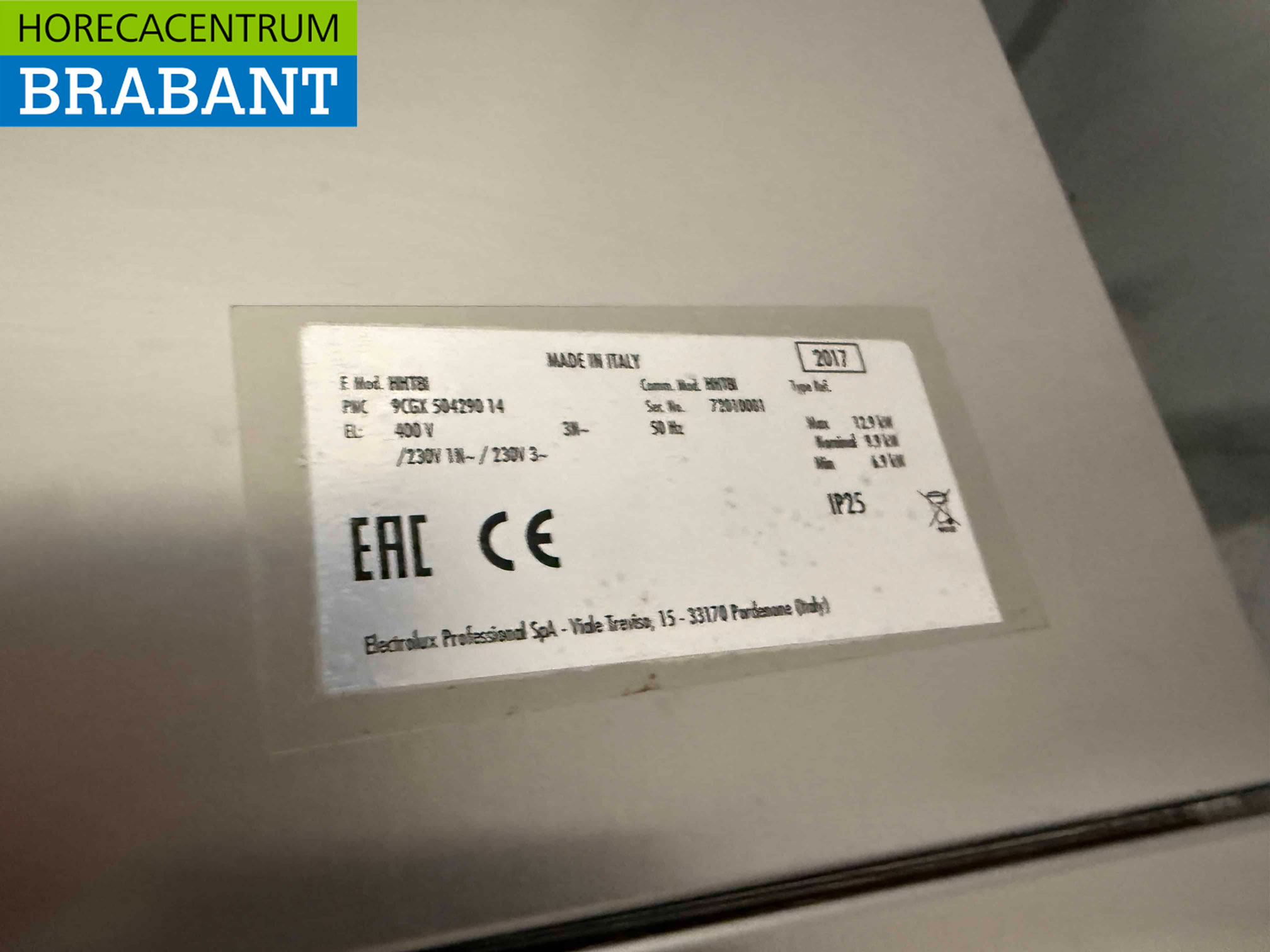 RVS Zanussi HHT8 Doorschuifvaatwasser 400V Horeca - Afbeelding 7