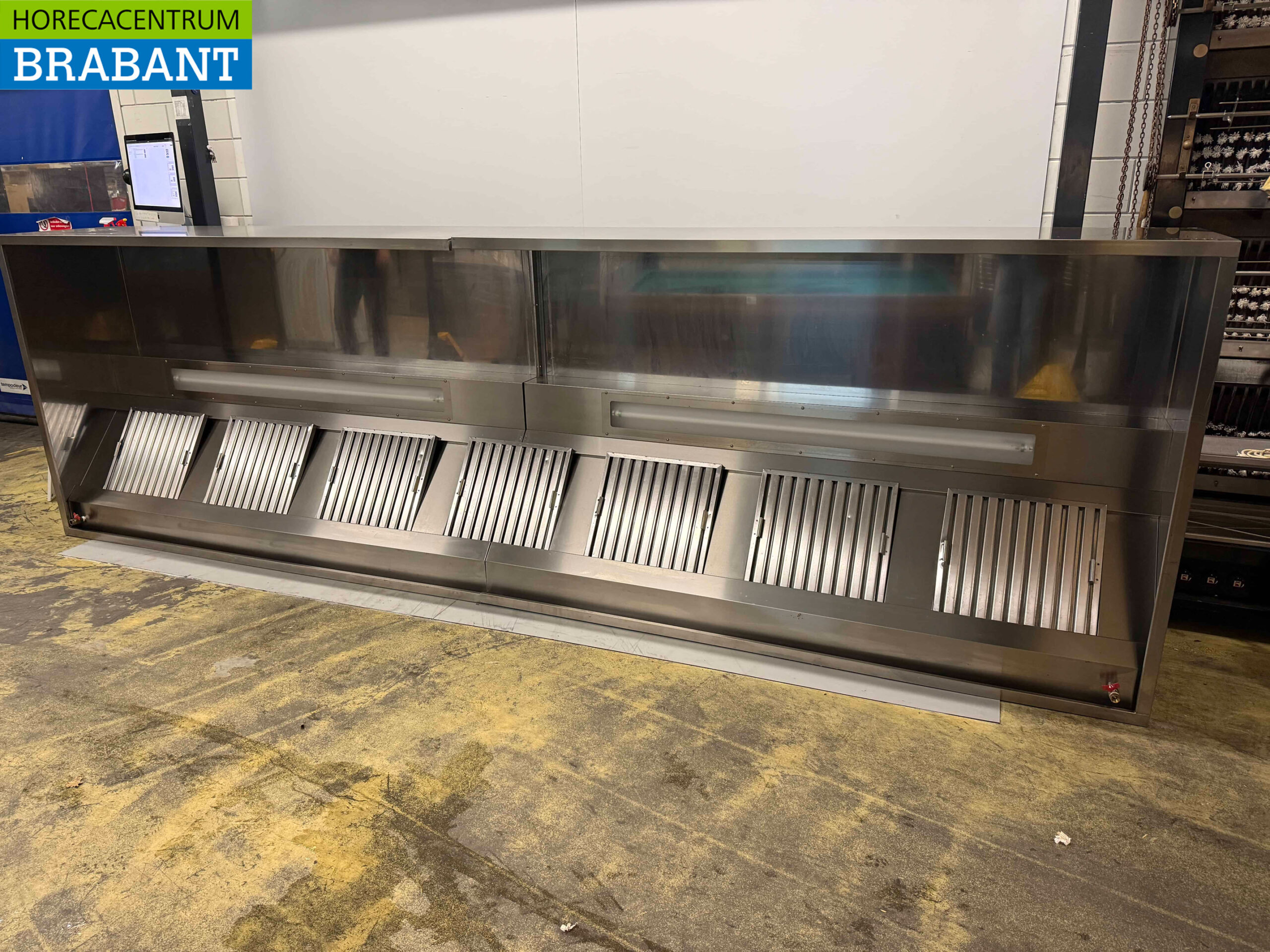 RVS Afzuigkap 460 x 140 x 60 cm Doos model Horeca