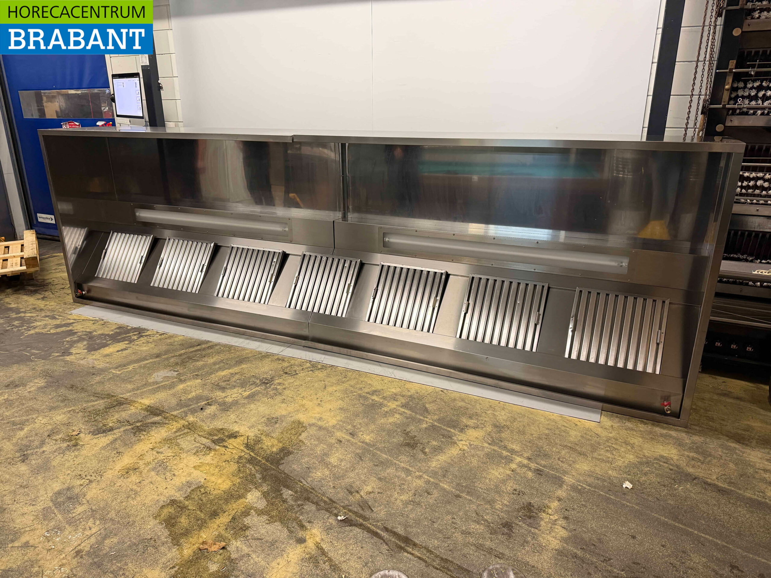 RVS Afzuigkap 460 x 140 x 60 cm Doos model Horeca - Afbeelding 2