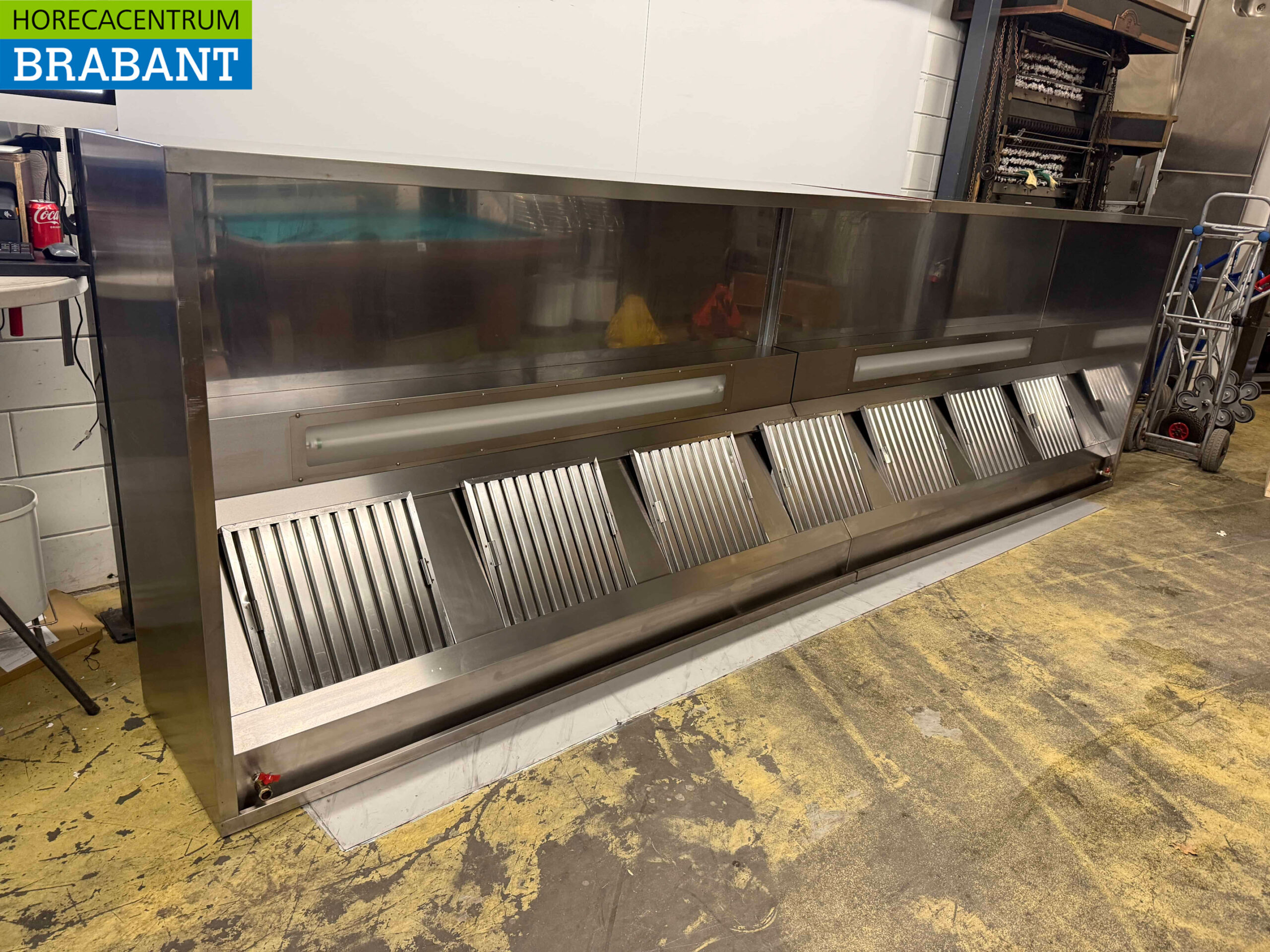 RVS Afzuigkap 460 x 140 x 60 cm Doos model Horeca - Afbeelding 4