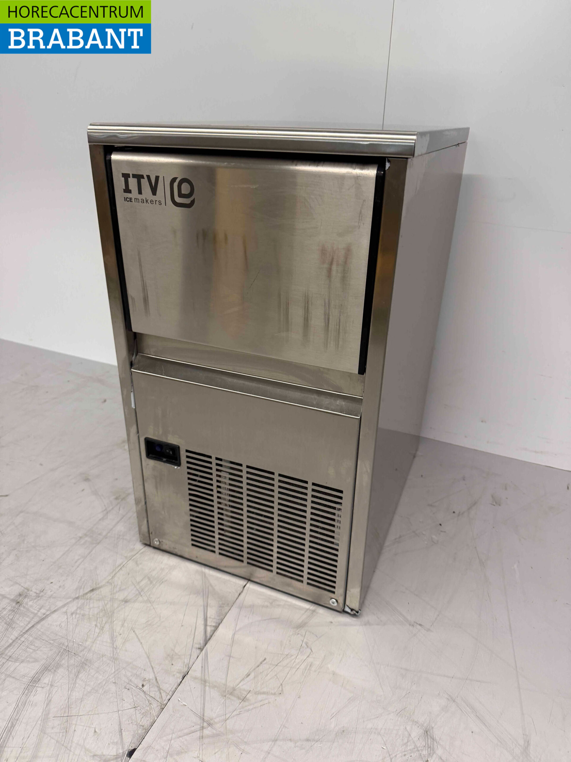 RVS ITV Ijsblokjesmachine 21 kg/24h bunker 6 kilo 230V Horeca - Afbeelding 2