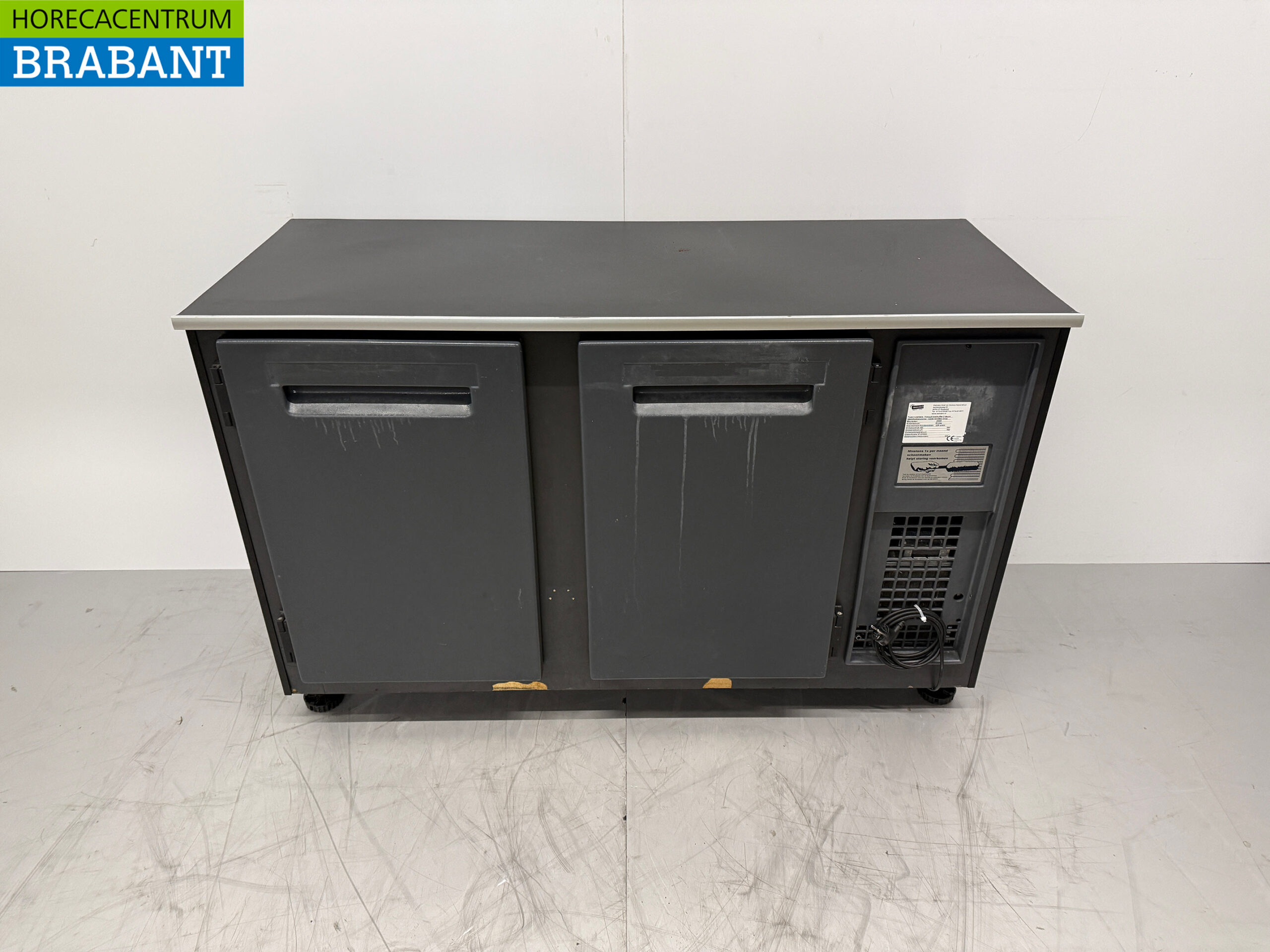 Barkoeling 2 deuren 138,5 cm 230V Horeca