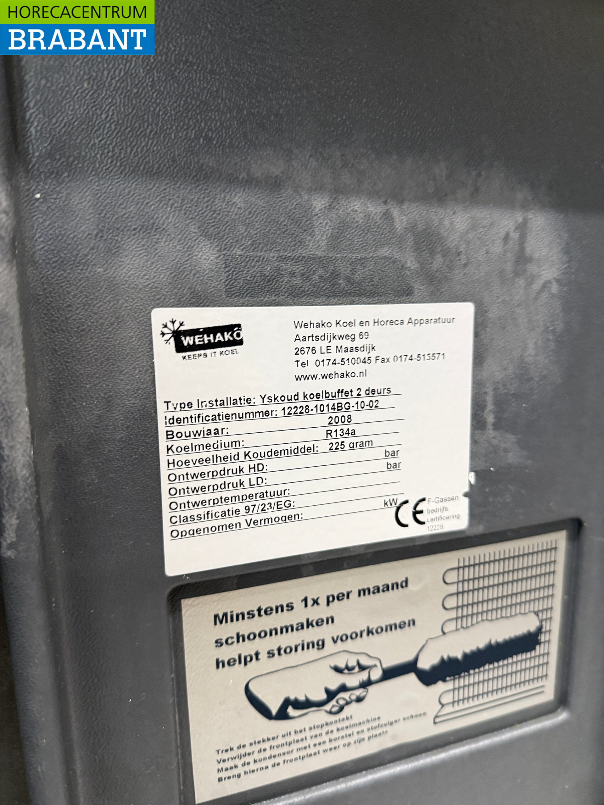 Barkoeling 2 deuren 138,5 cm 230V Horeca - Afbeelding 5