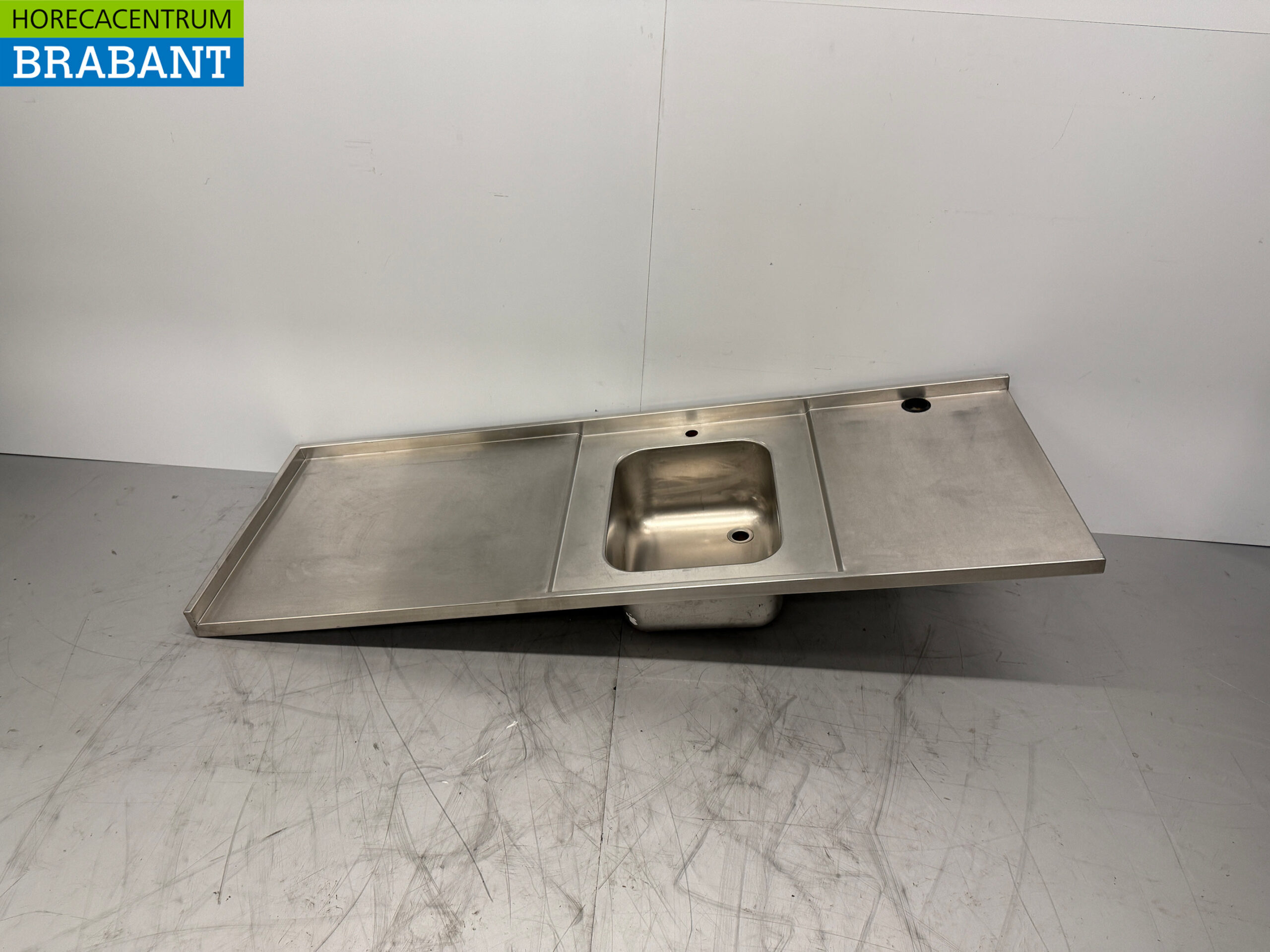 RVS Spoelblad Spoelbak 196,5 x 70 cm Horeca