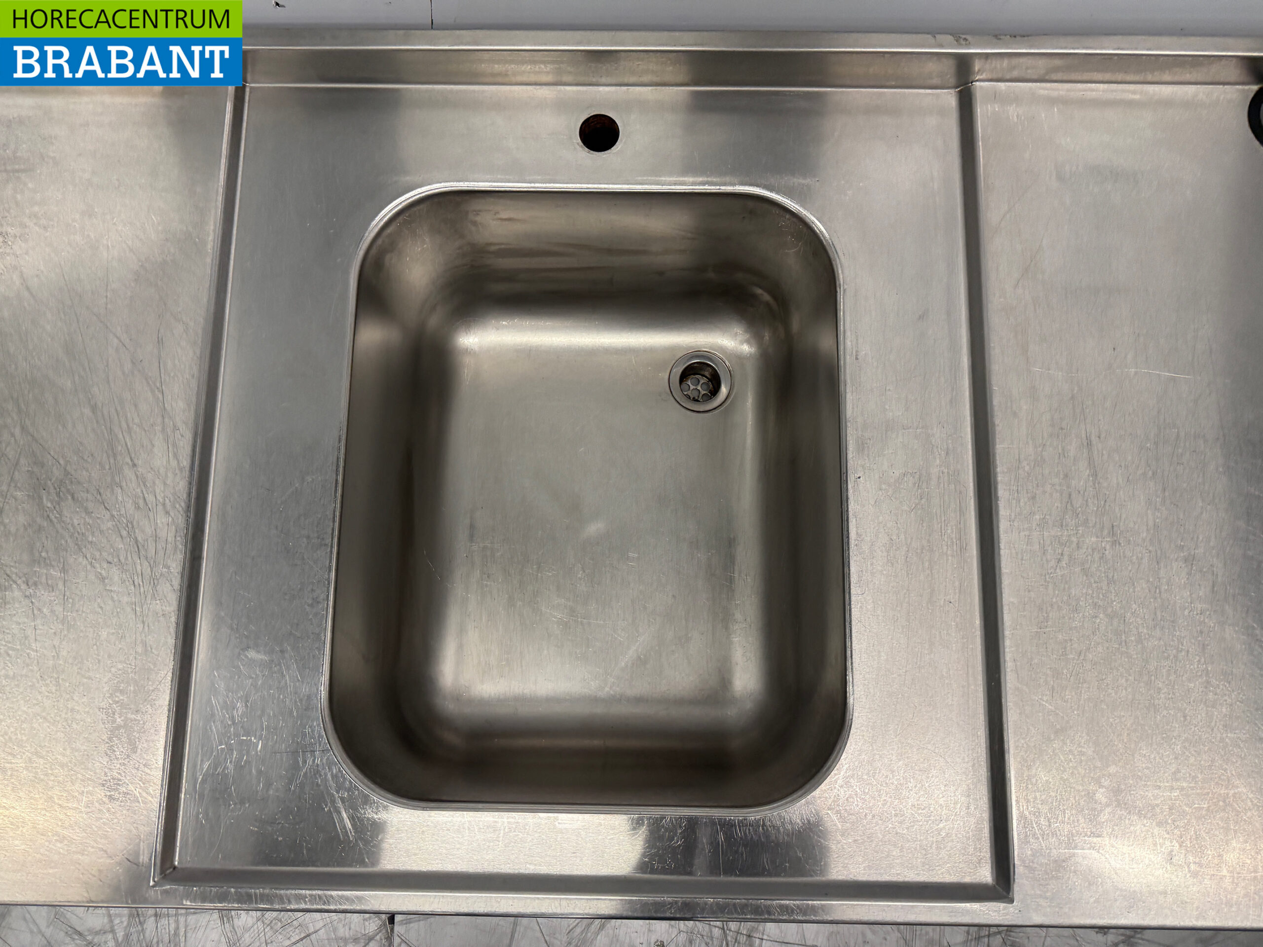 RVS Spoelblad Spoelbak 196,5 x 70 cm Horeca - Afbeelding 4