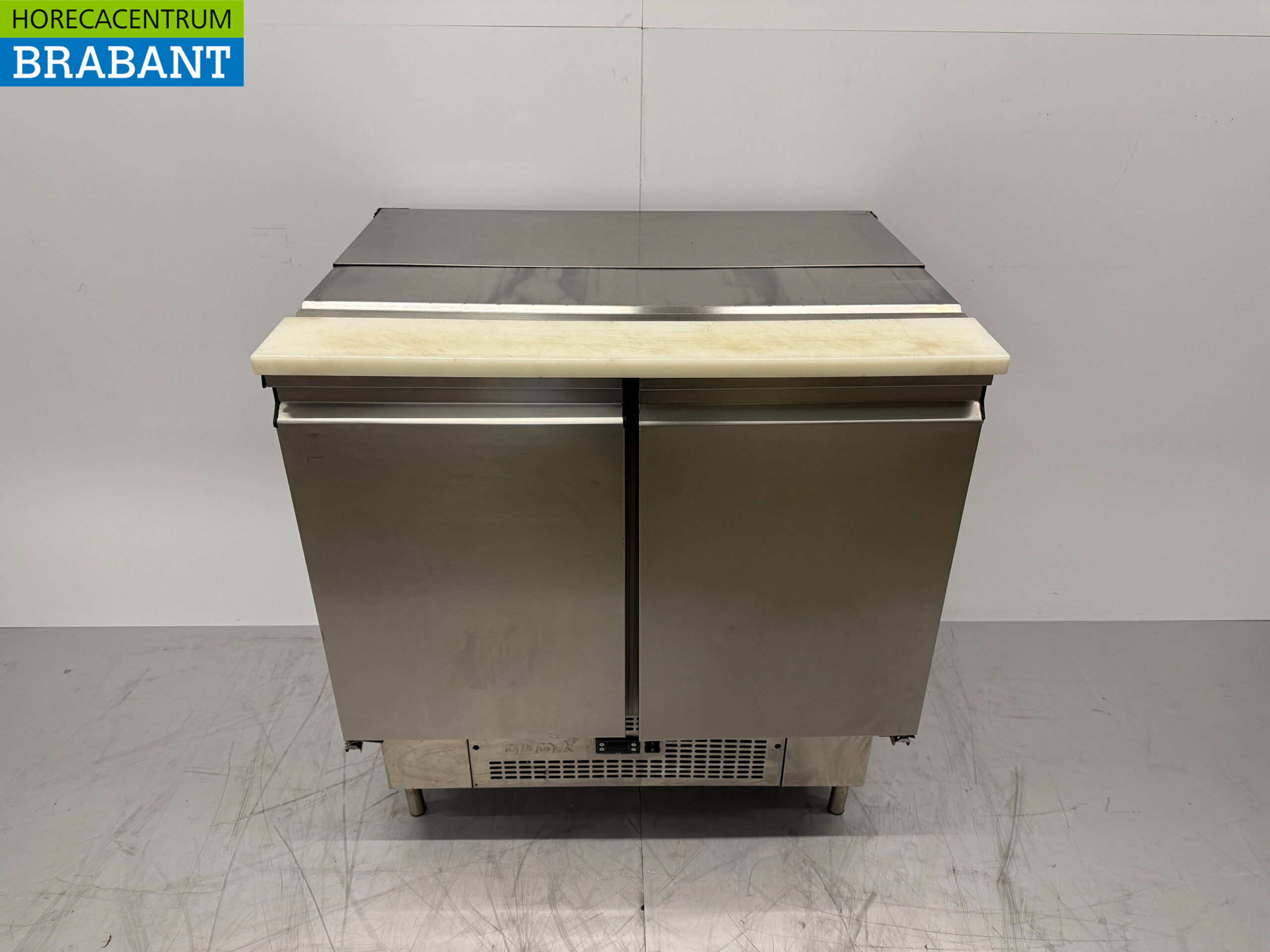 RVS MBM Saladette 2 Deuren 93 cm 230V Horeca