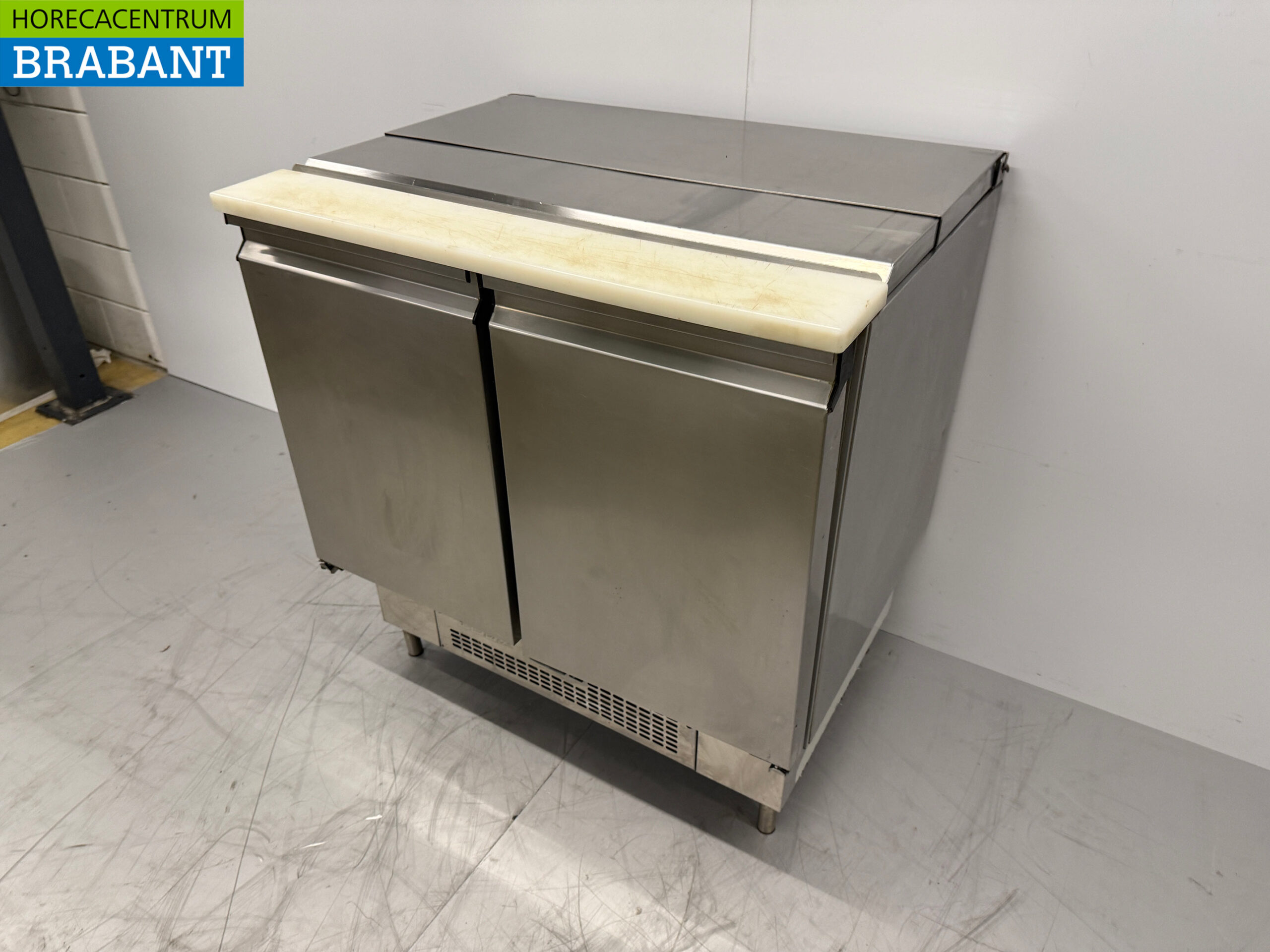 RVS MBM Saladette 2 Deuren 93 cm 230V Horeca - Afbeelding 2