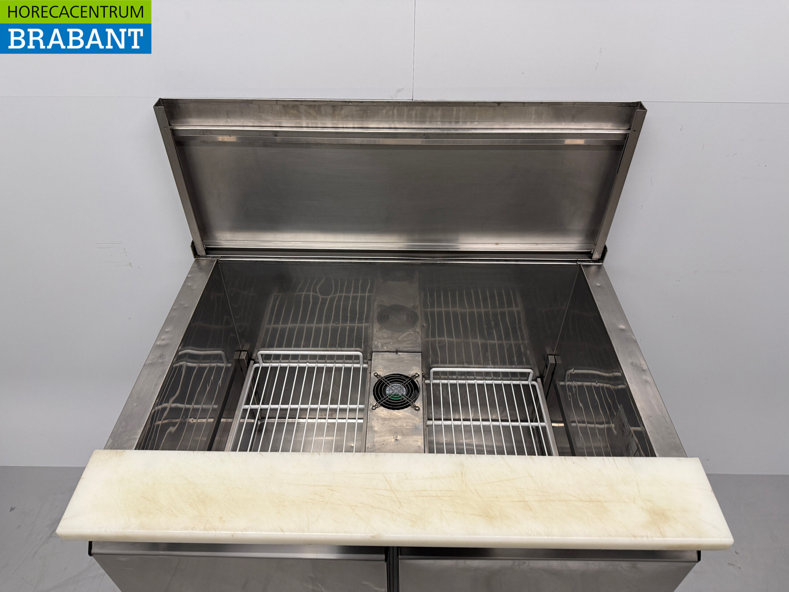 RVS MBM Saladette 2 Deuren 93 cm 230V Horeca - Afbeelding 4