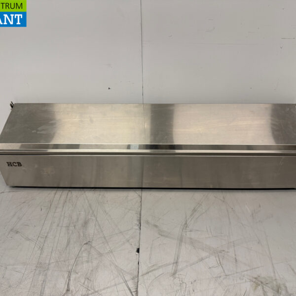 RVS HCB GN bakhouder met deksel 6 x 1/6 gastronorm GN 106 cm Horeca