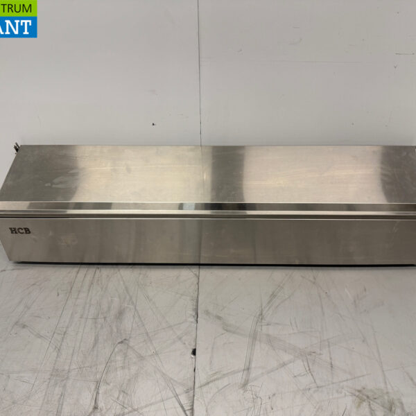 RVS HCB GN bakhouder met deksel 6 x 1/6 gastronorm GN 106 cm Horeca