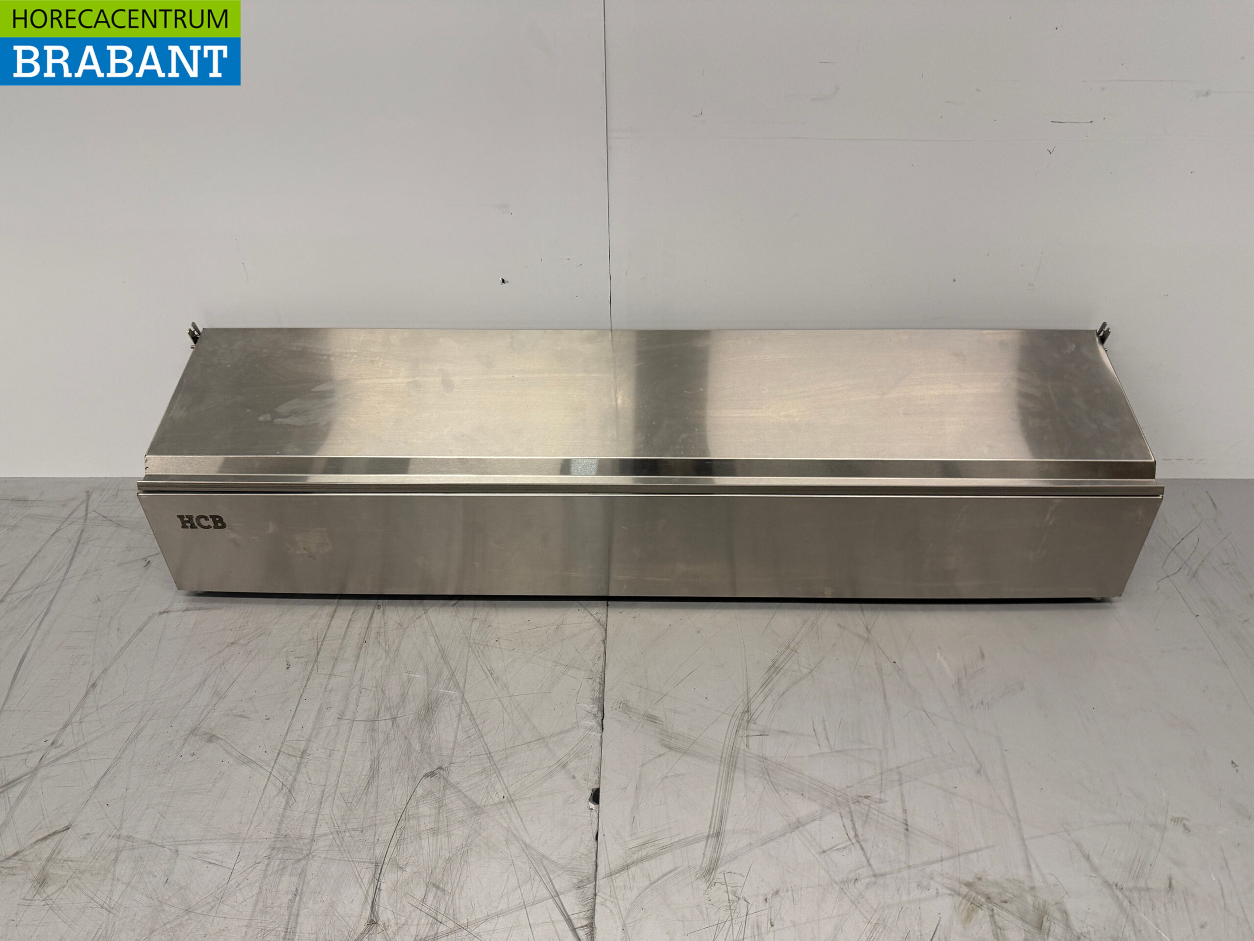 RVS HCB GN bakhouder met deksel 6 x 1/6 gastronorm GN 106 cm Horeca