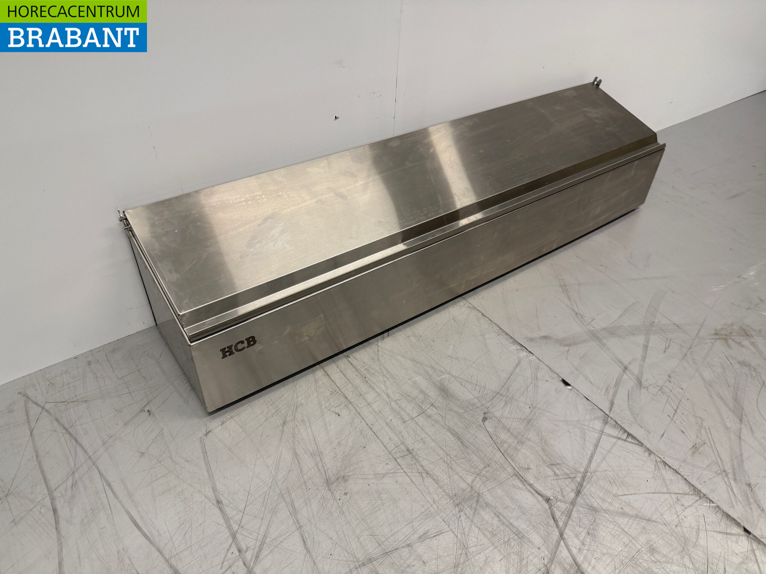 RVS HCB GN bakhouder met deksel 6 x 1/6 gastronorm GN 106 cm Horeca - Afbeelding 3