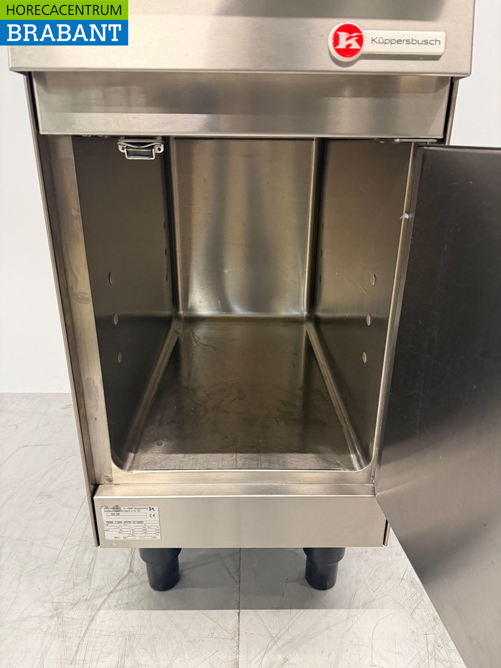 RVS Kuppersbusch Werkunit Neutraal Blind unit 40 cm Horeca - Afbeelding 4