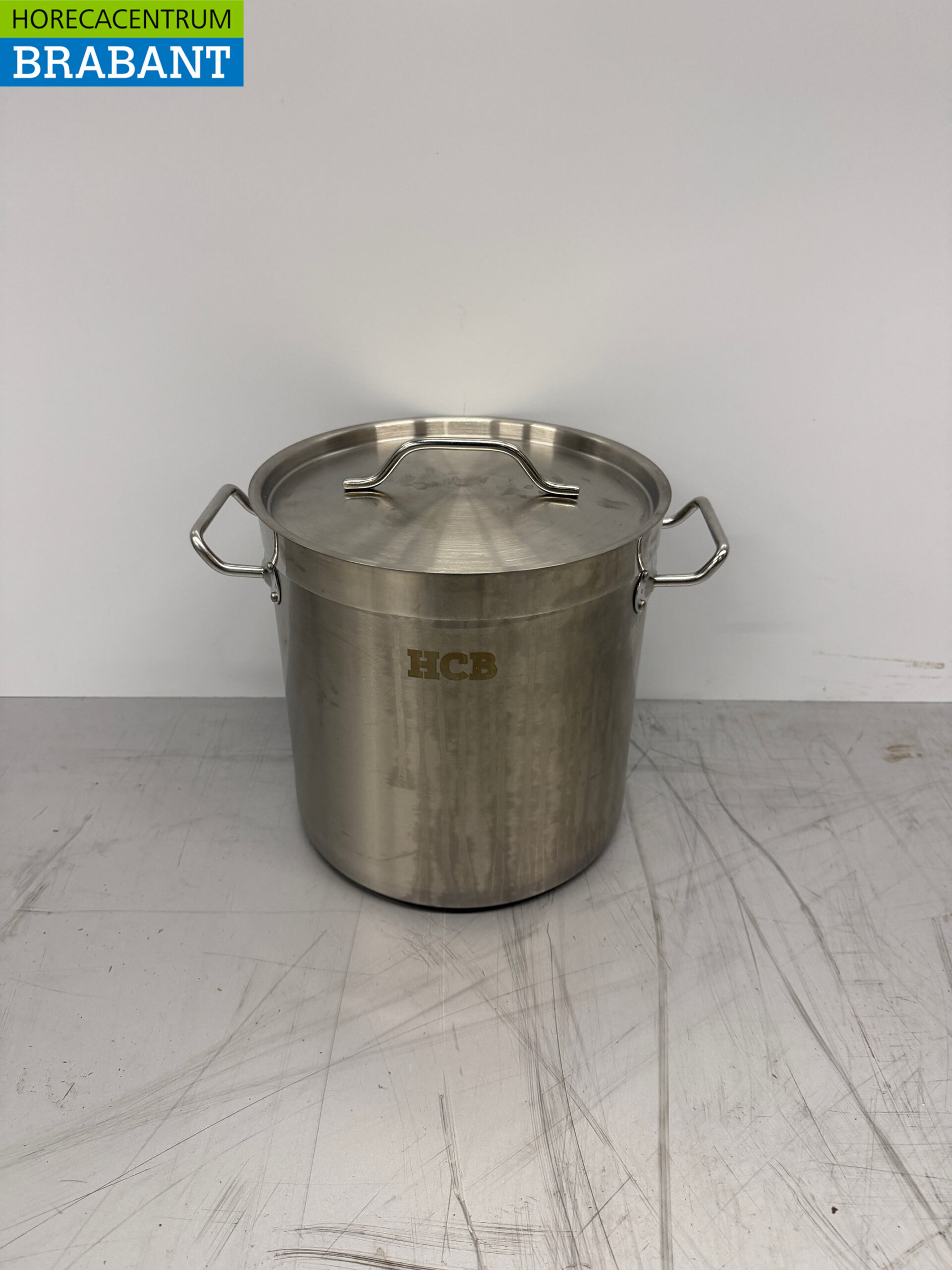 RVS Soeppan Kookpan Pan Inductie 26 x 26 cm 12 liter Horeca