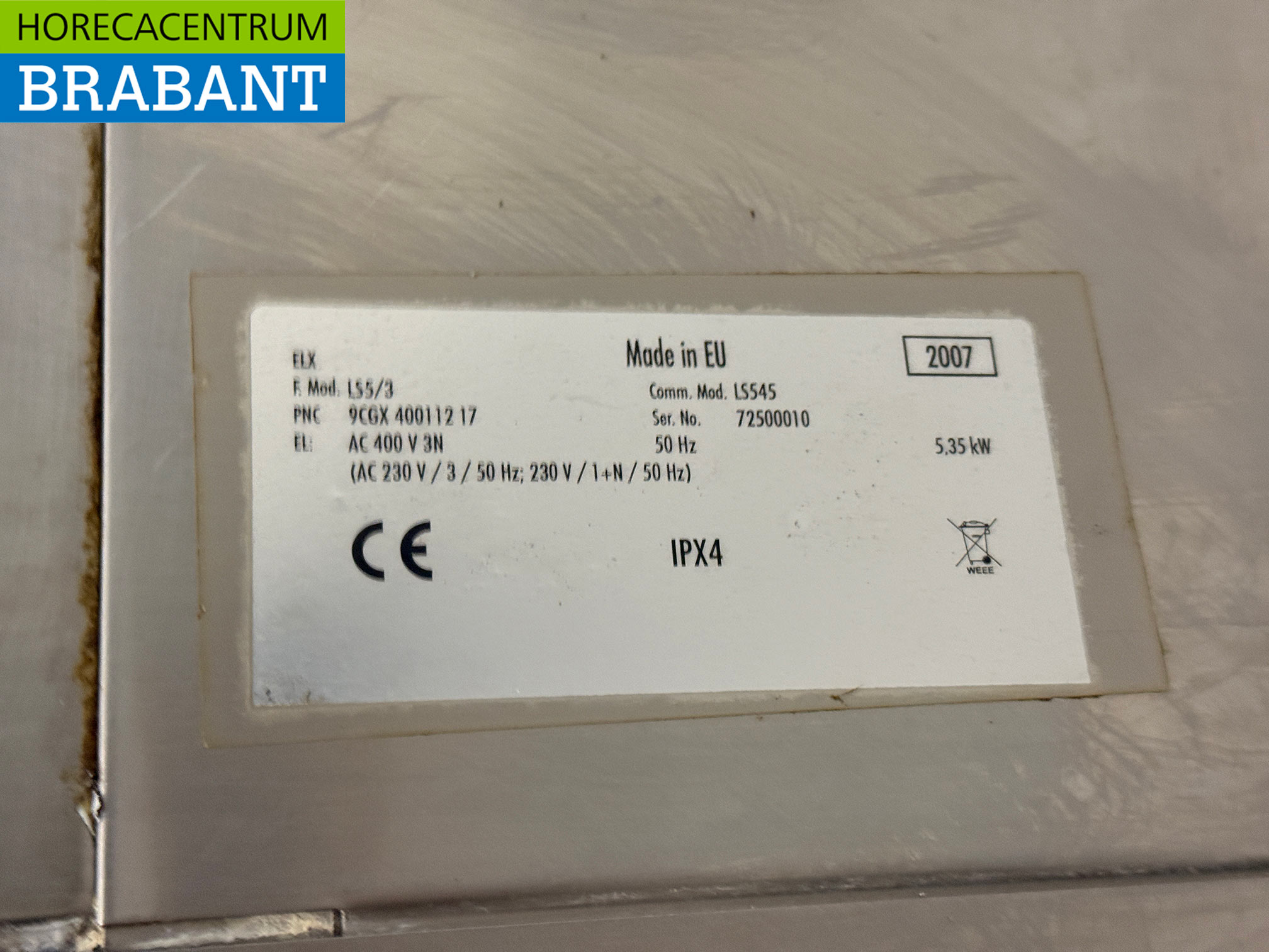 RVS Zanussi Vaatwasser 230V Horeca - Afbeelding 6