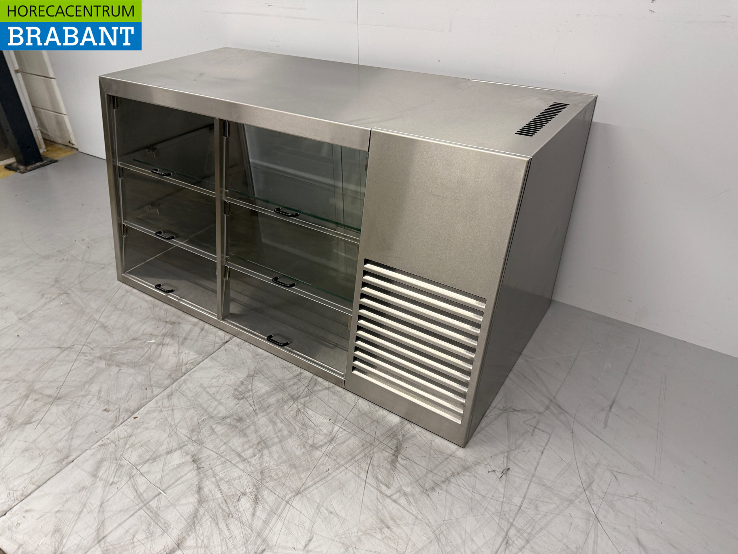 RVS Groku Koelvitrine 6 kleppen 230V Horeca - Afbeelding 2