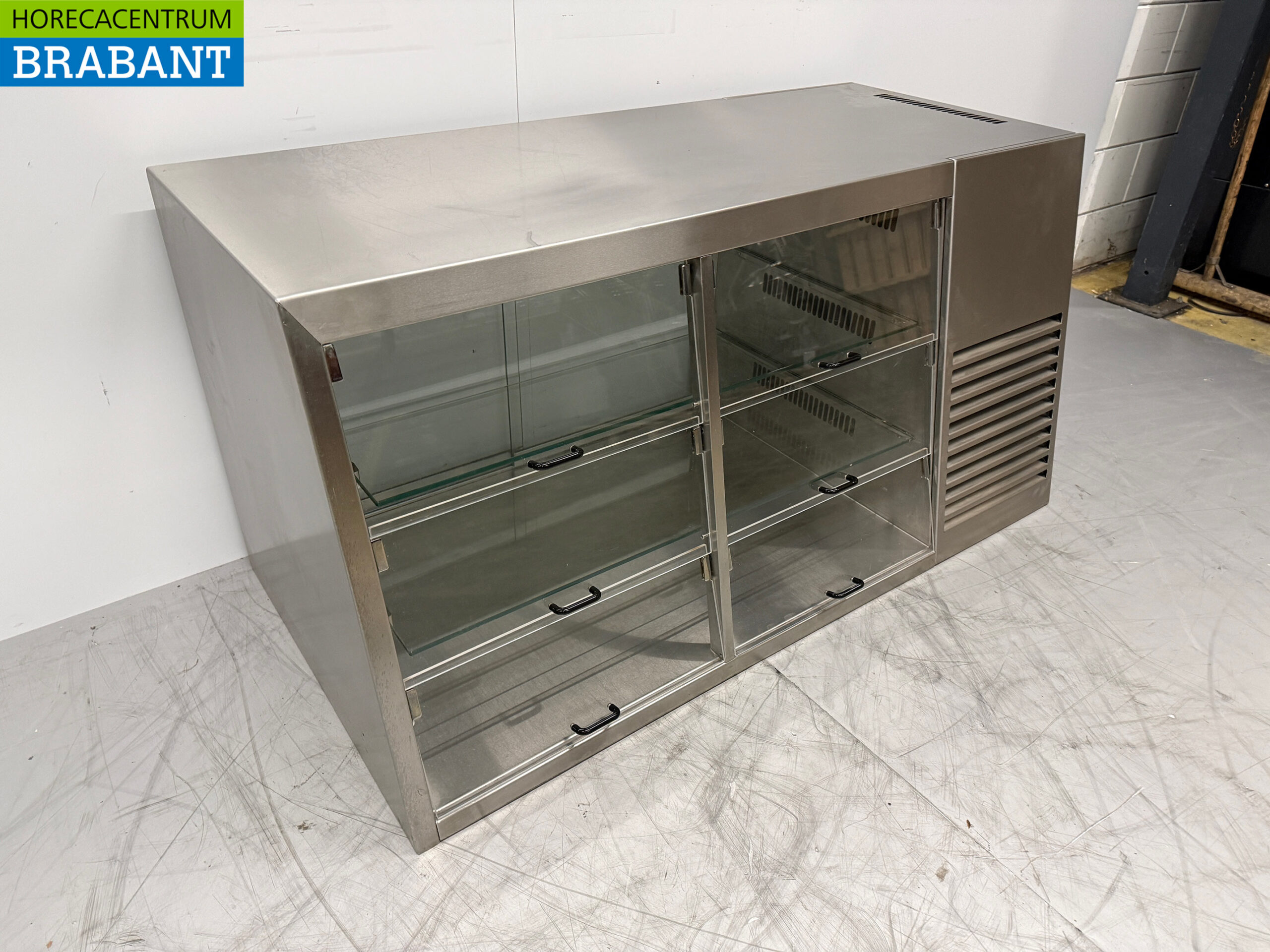 RVS Groku Koelvitrine 6 kleppen 230V Horeca - Afbeelding 3