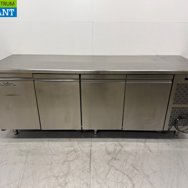 RVS Crionovo Koelwerkbank 4 Deuren 226,5 cm 230V Horeca