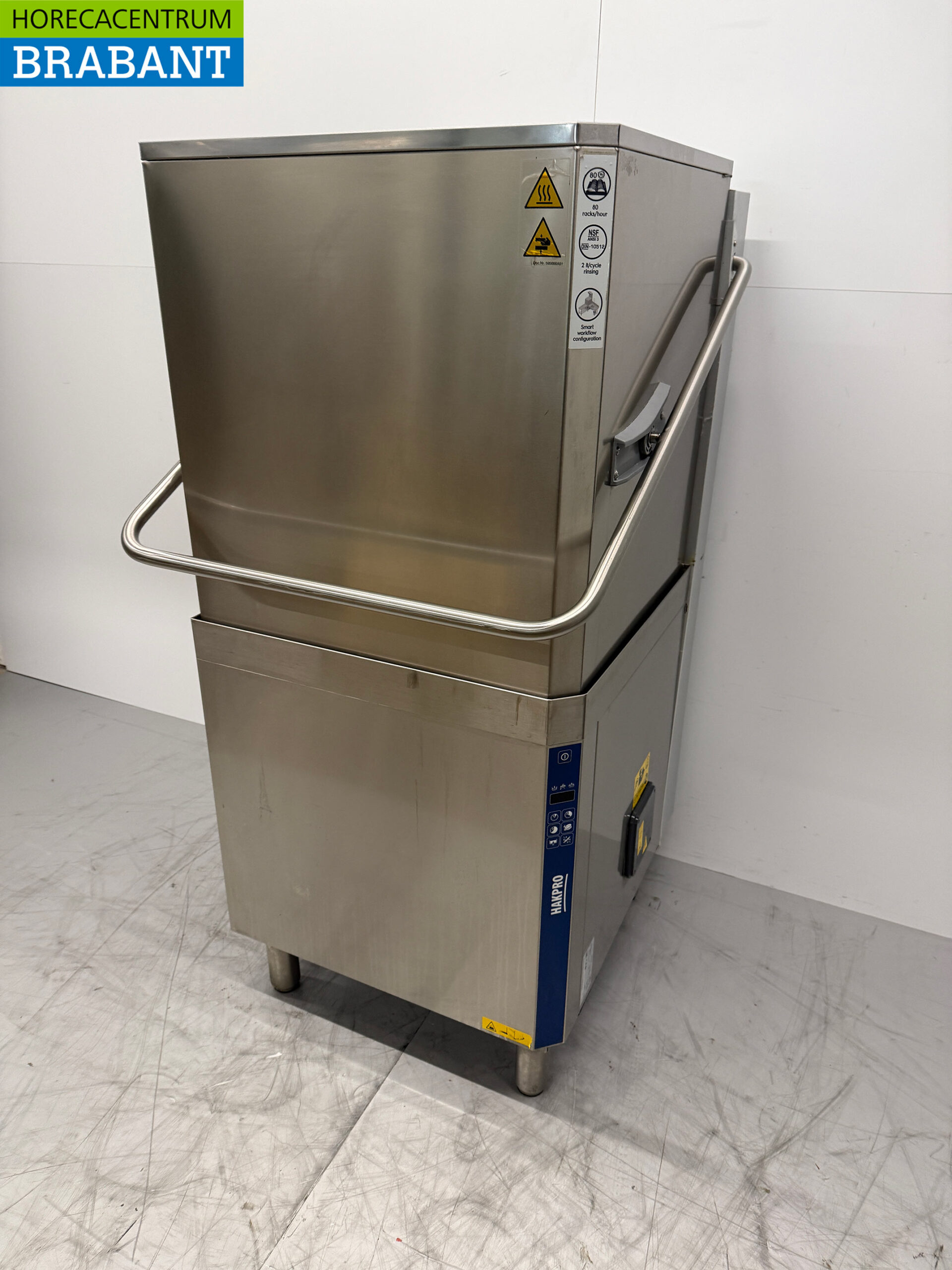 RVS Zanussi HHT8 Doorschuifvaatwasser 400V Horeca - Afbeelding 2