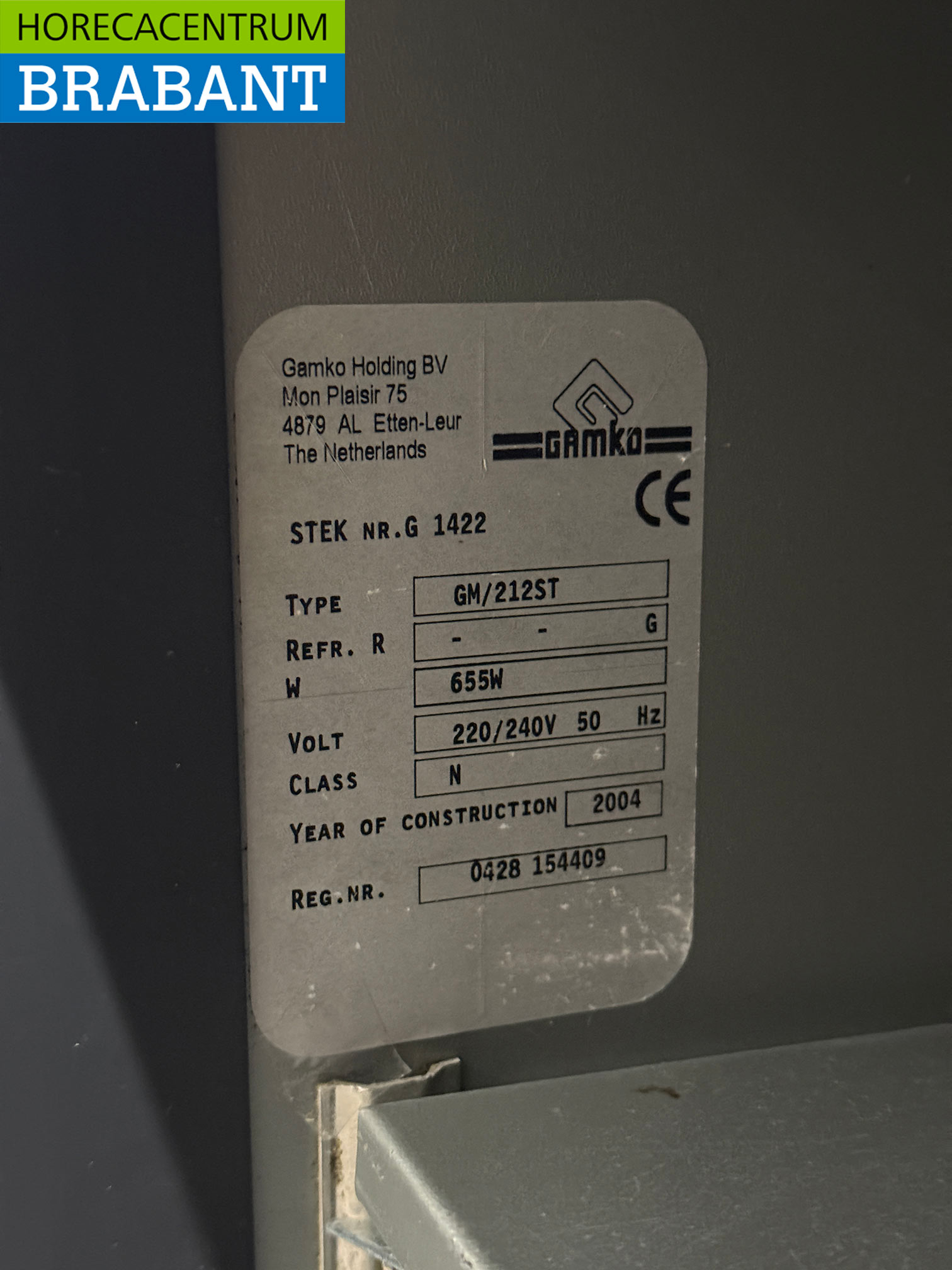 Gamko Flessennest Barkoeling 167 cm 230V Horeca - Afbeelding 5