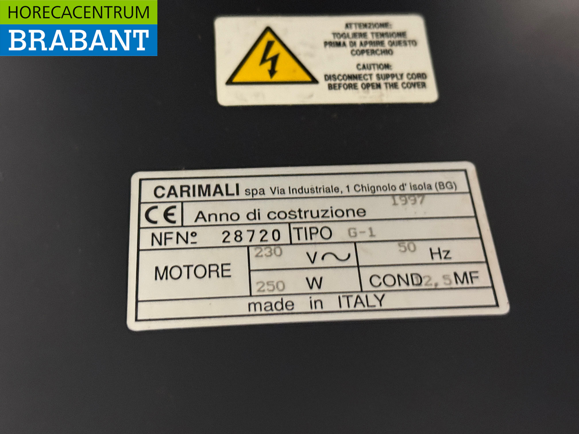 Carimali Bonenmaler Met Reservoir 230V Horeca - Afbeelding 5