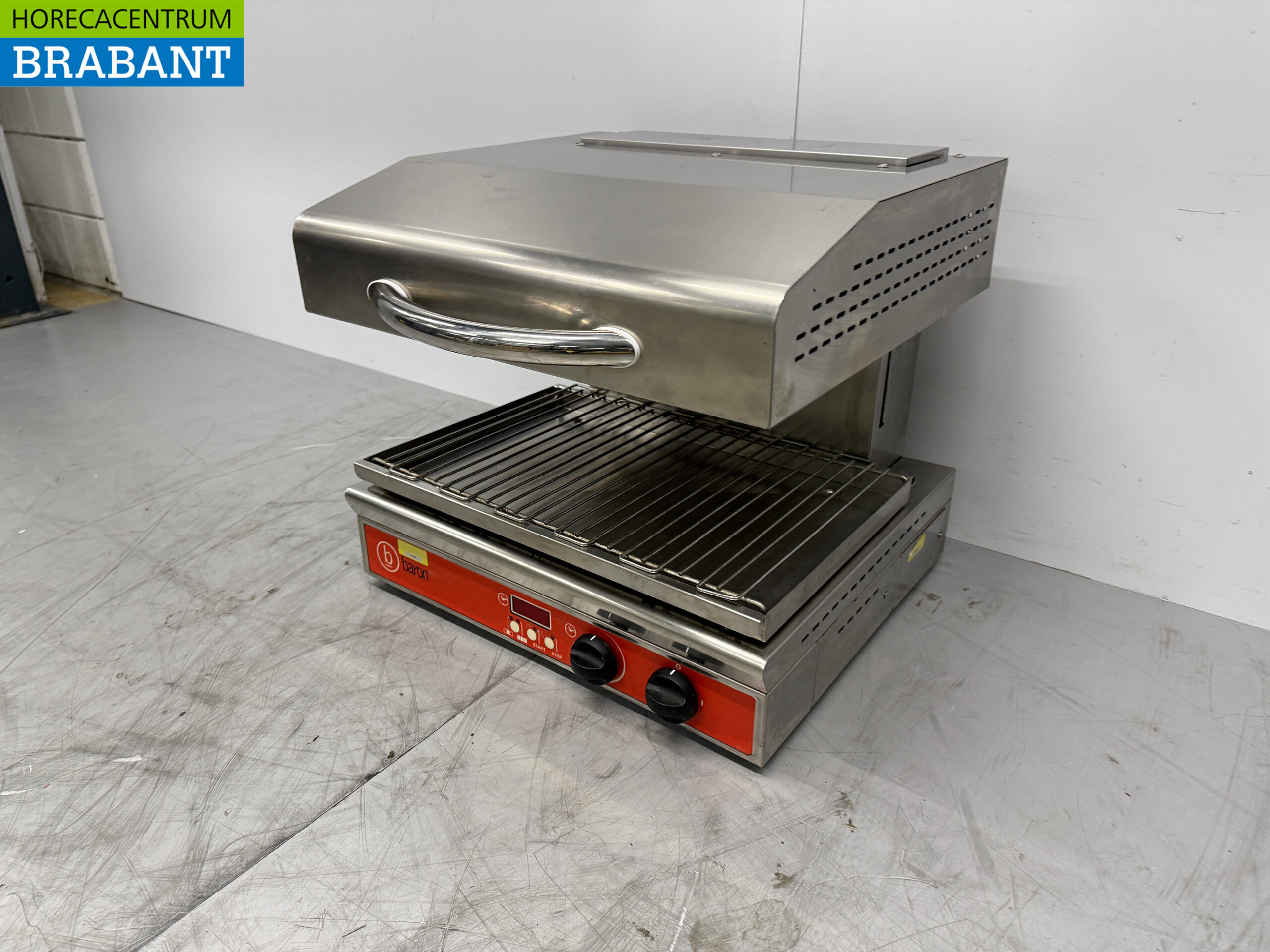 RVS Baron Keramische Salamander 57 cm 4,5 kW 400V Horeca - Afbeelding 2