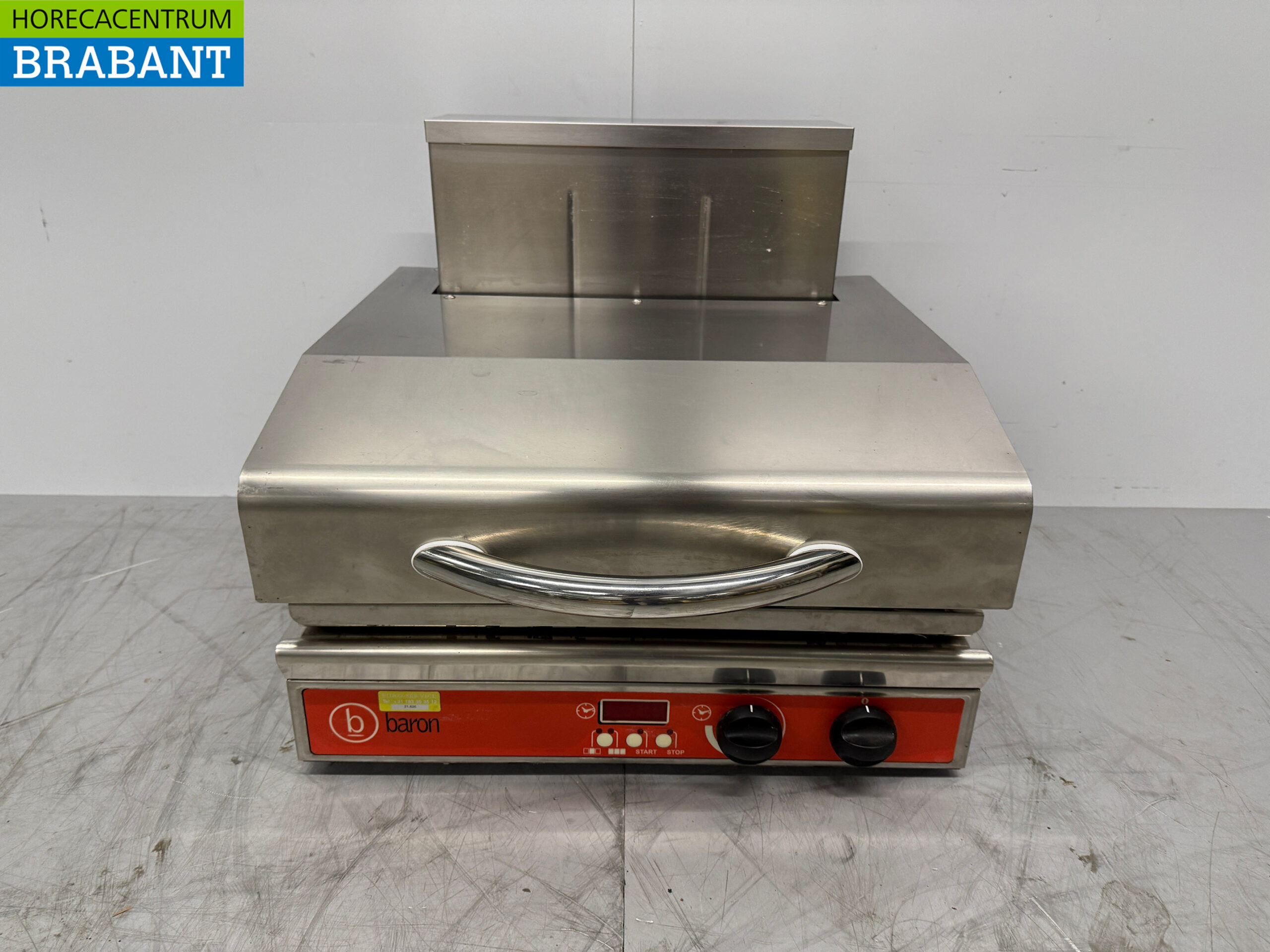 RVS Baron Keramische Salamander 57 cm 4,5 kW 400V Horeca - Afbeelding 4