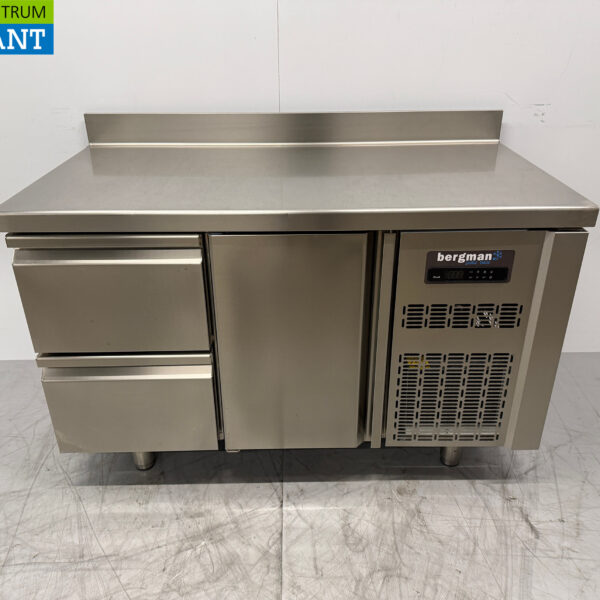 RVS Coreco Premium vrieswerkbank 2 laden en 1 deur 1/1 gastronorm 134,5 cm Horeca