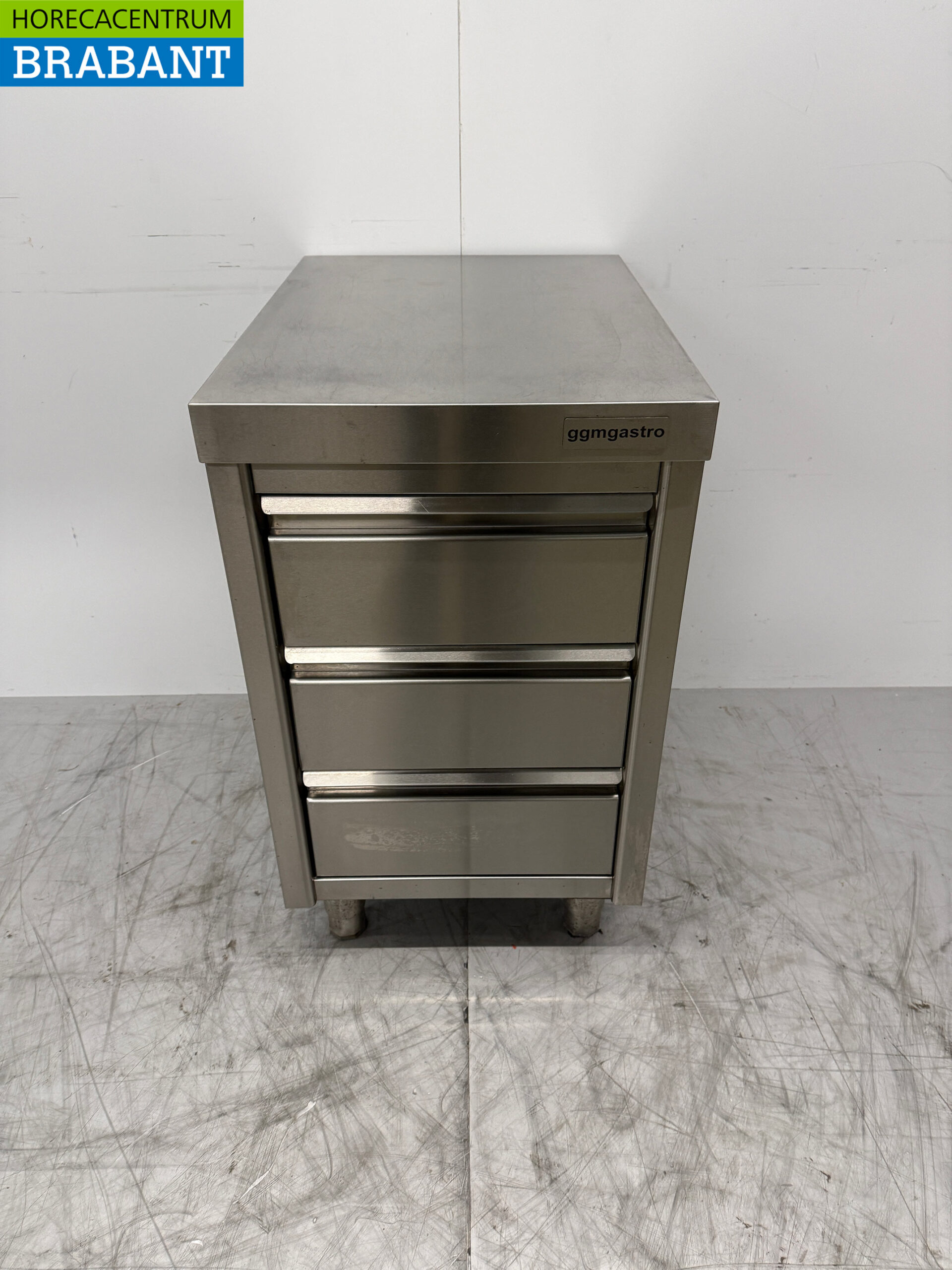 RVS Werkkast Ladenkast 3 Laden 50 x 70 x 87 cm Horeca