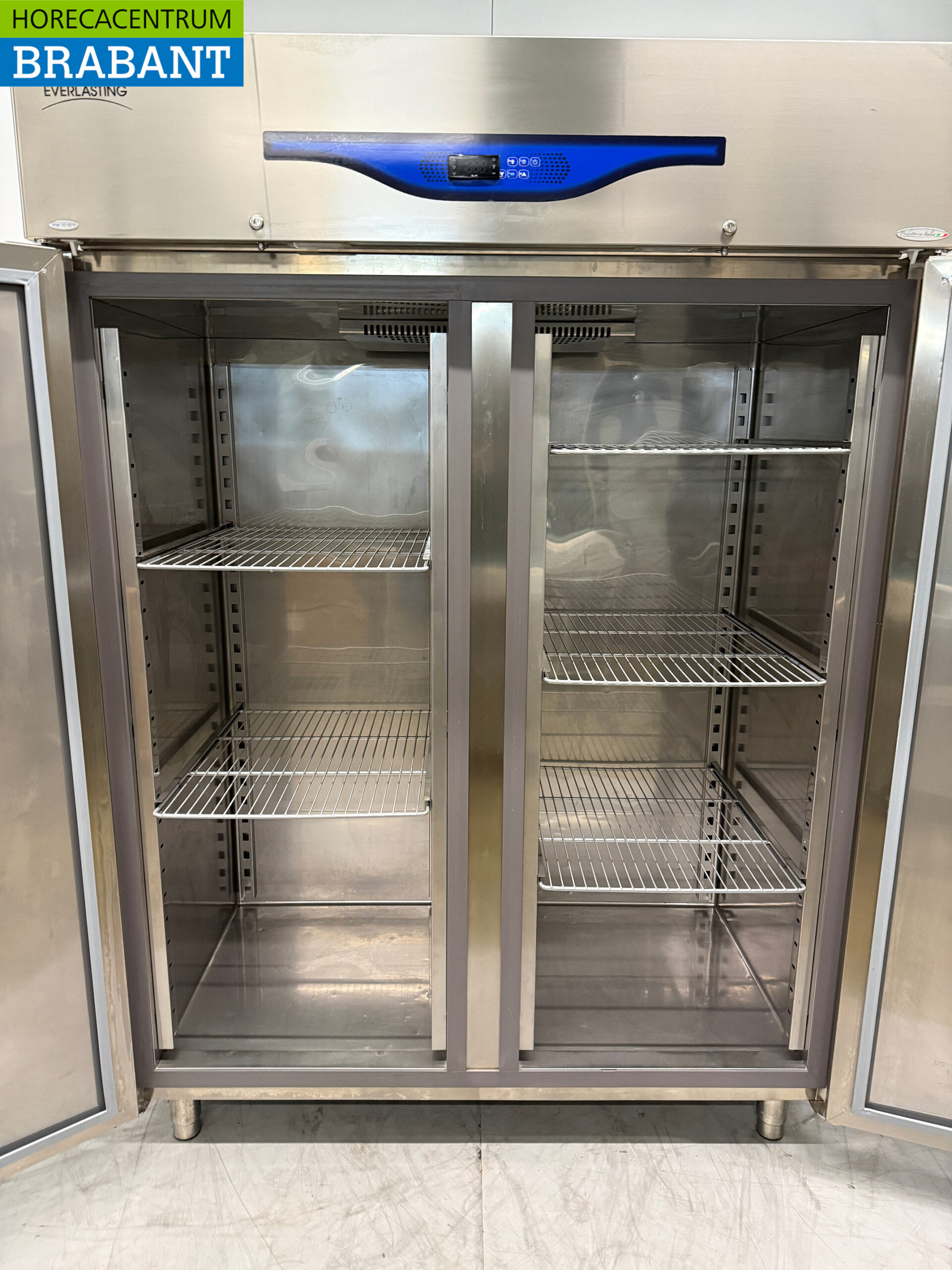 RVS Everlasting Dubbeldeurs Vriezer 1365 liter 230V Horeca - Afbeelding 4