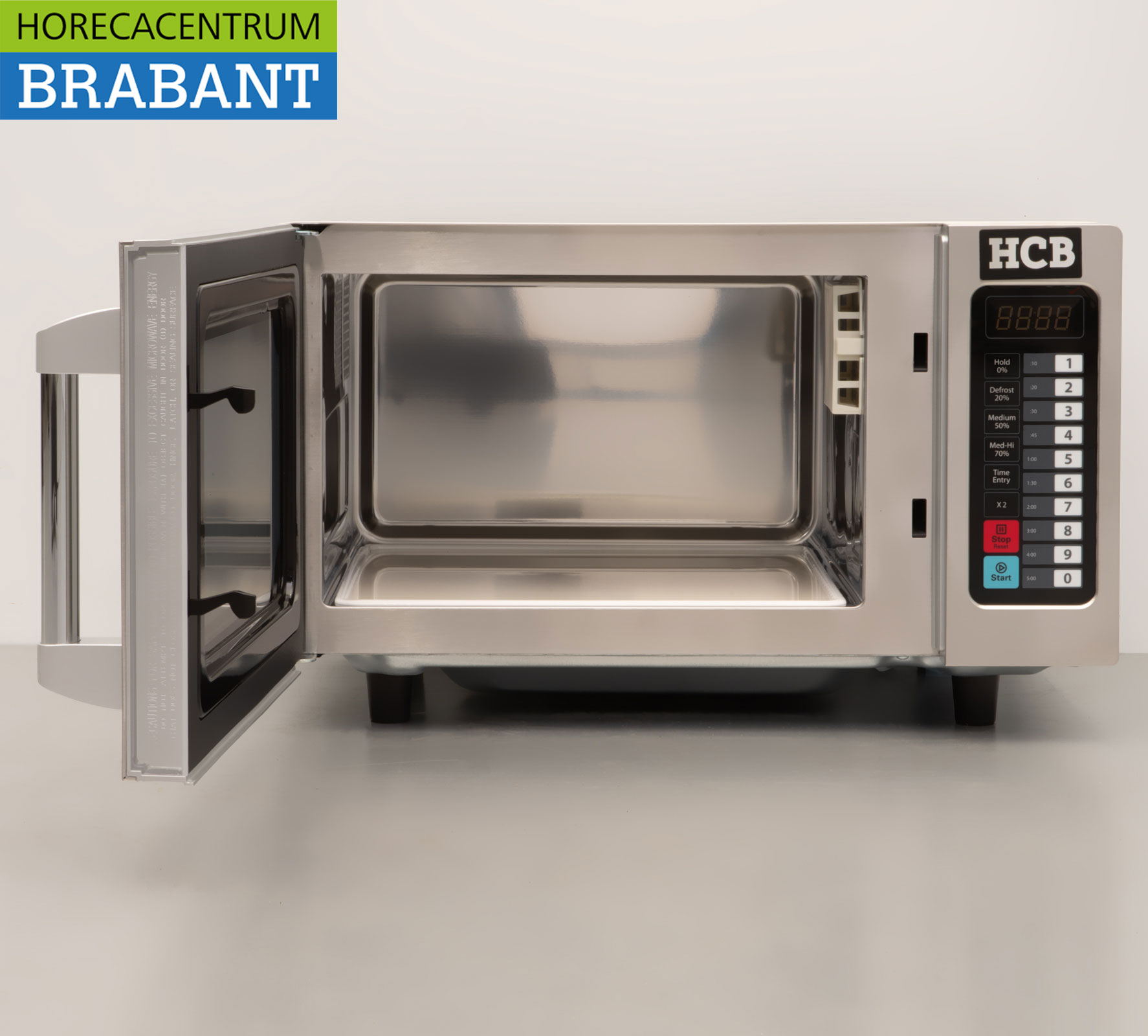 HCB RVS Magnetron 25 liter 1000 watt 230V Horeca - Afbeelding 4