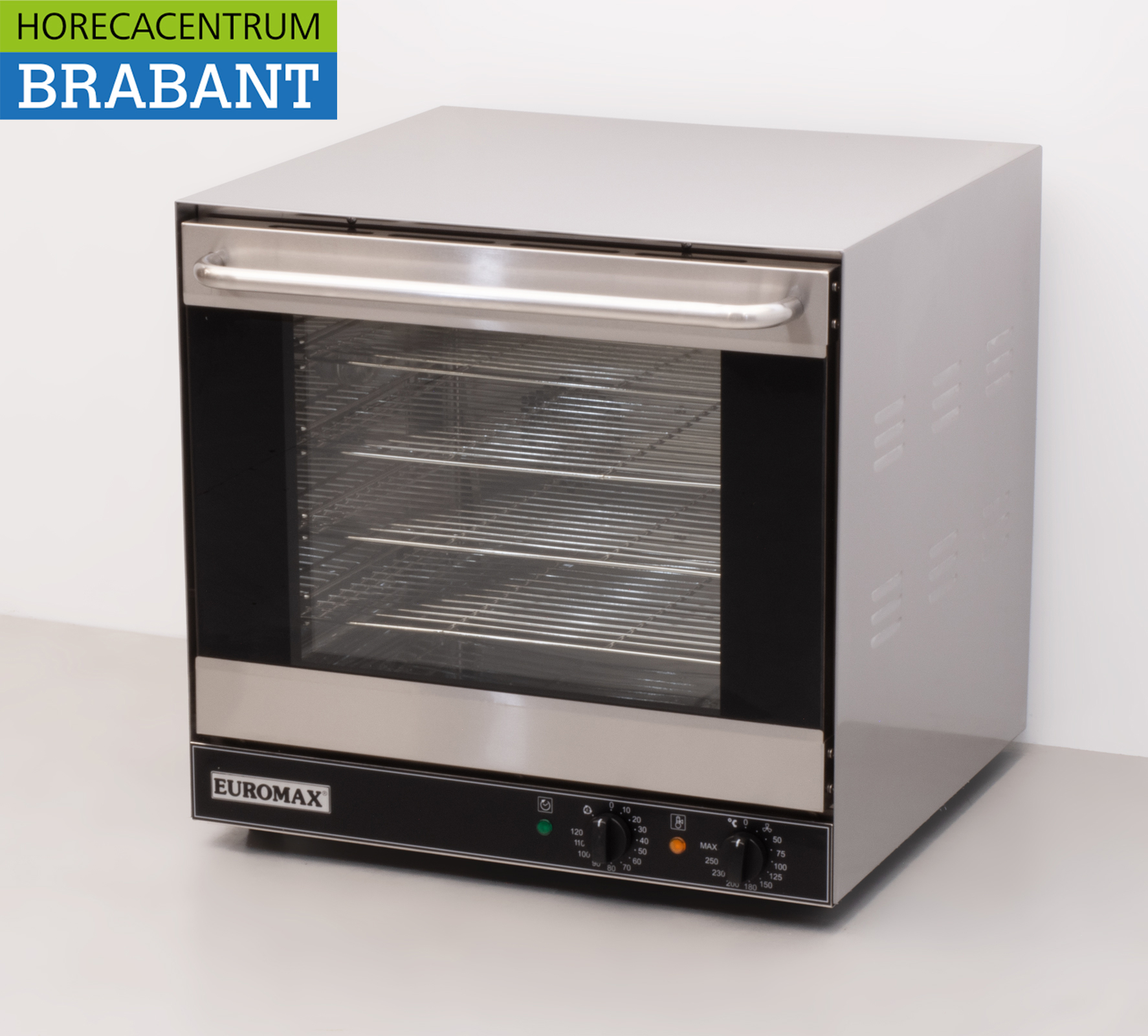 RVS Euromax Linea Nero 1099N Heteluchtoven Oven 230V Horeca - Afbeelding 2
