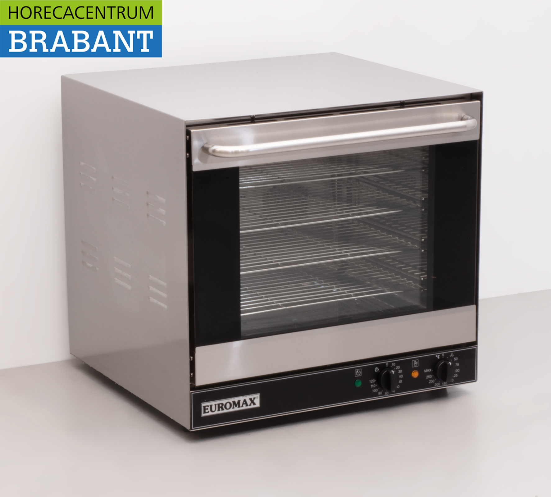 RVS Euromax Linea Nero 1099N Heteluchtoven Oven 230V Horeca - Afbeelding 3