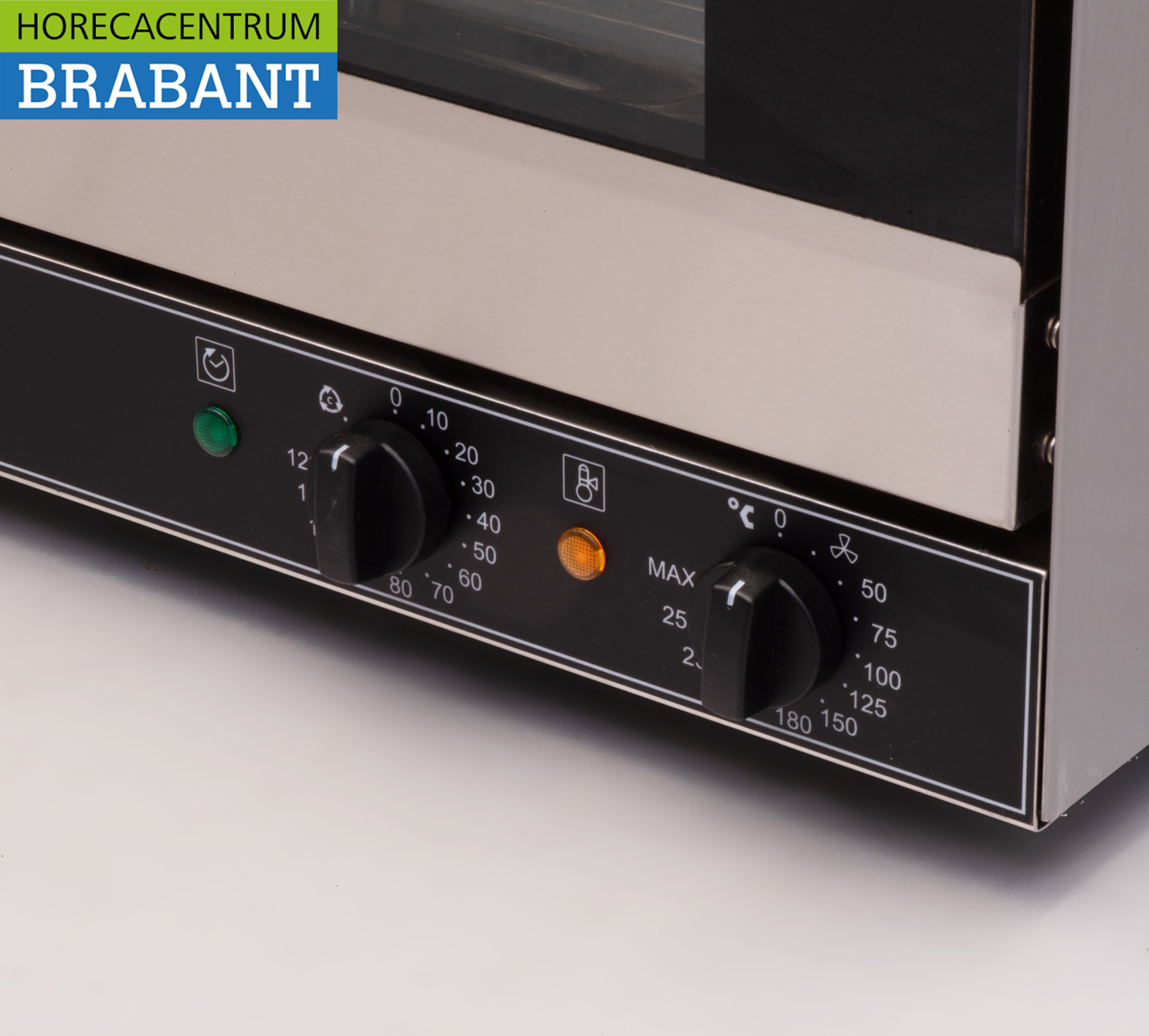 RVS Euromax Linea Nero 1099N Heteluchtoven Oven 230V Horeca - Afbeelding 6