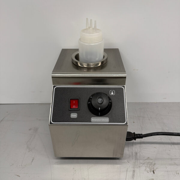 RVS Sauswarmer Flessenwarmer 1 x 950 ml Chocola Kaas Jam Whiskey 230V Horeca