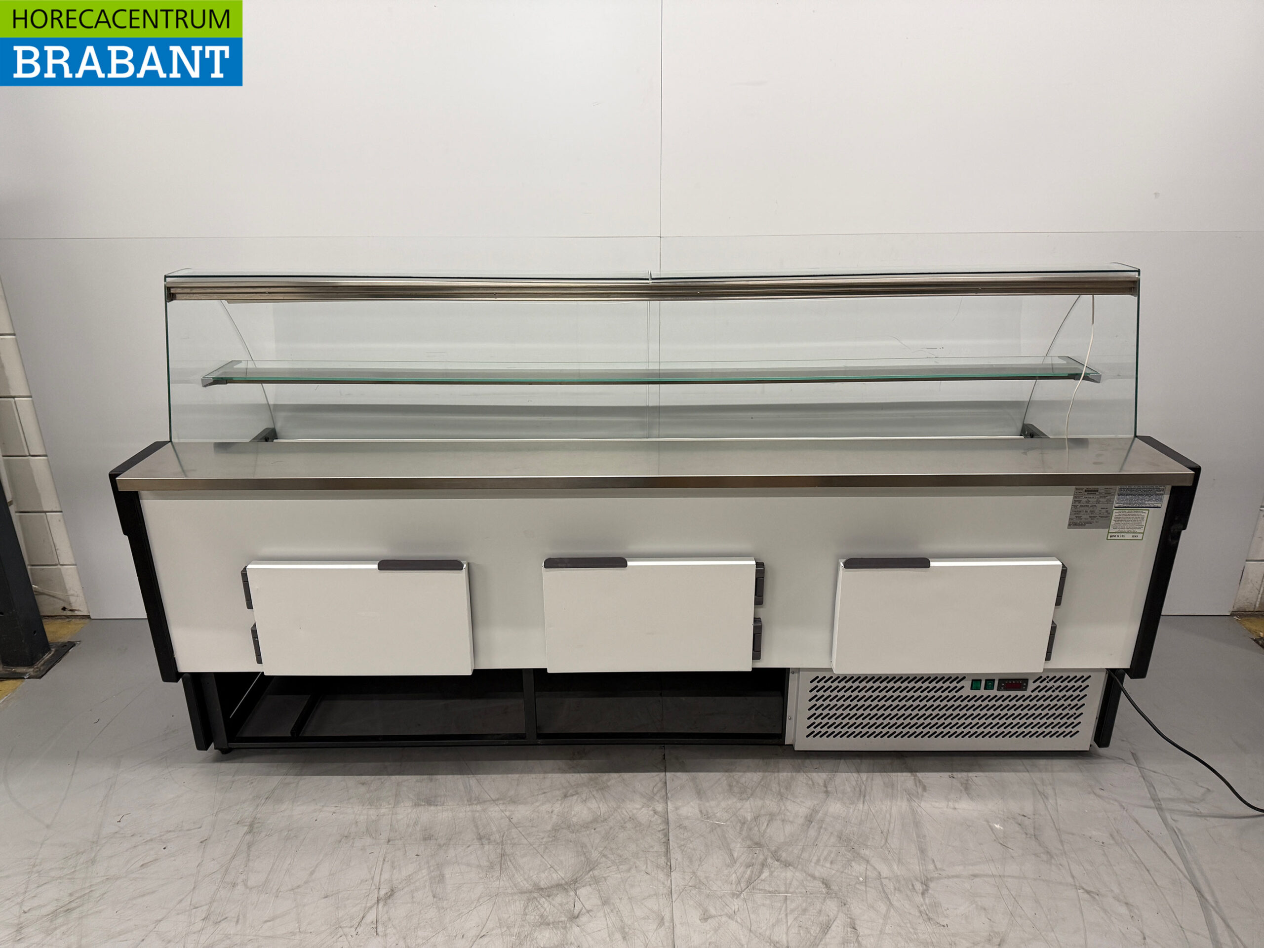 Tecnodom Koelvitrine Snackvitrine 250 cm Bj. 2022 230V Horeca - Afbeelding 4