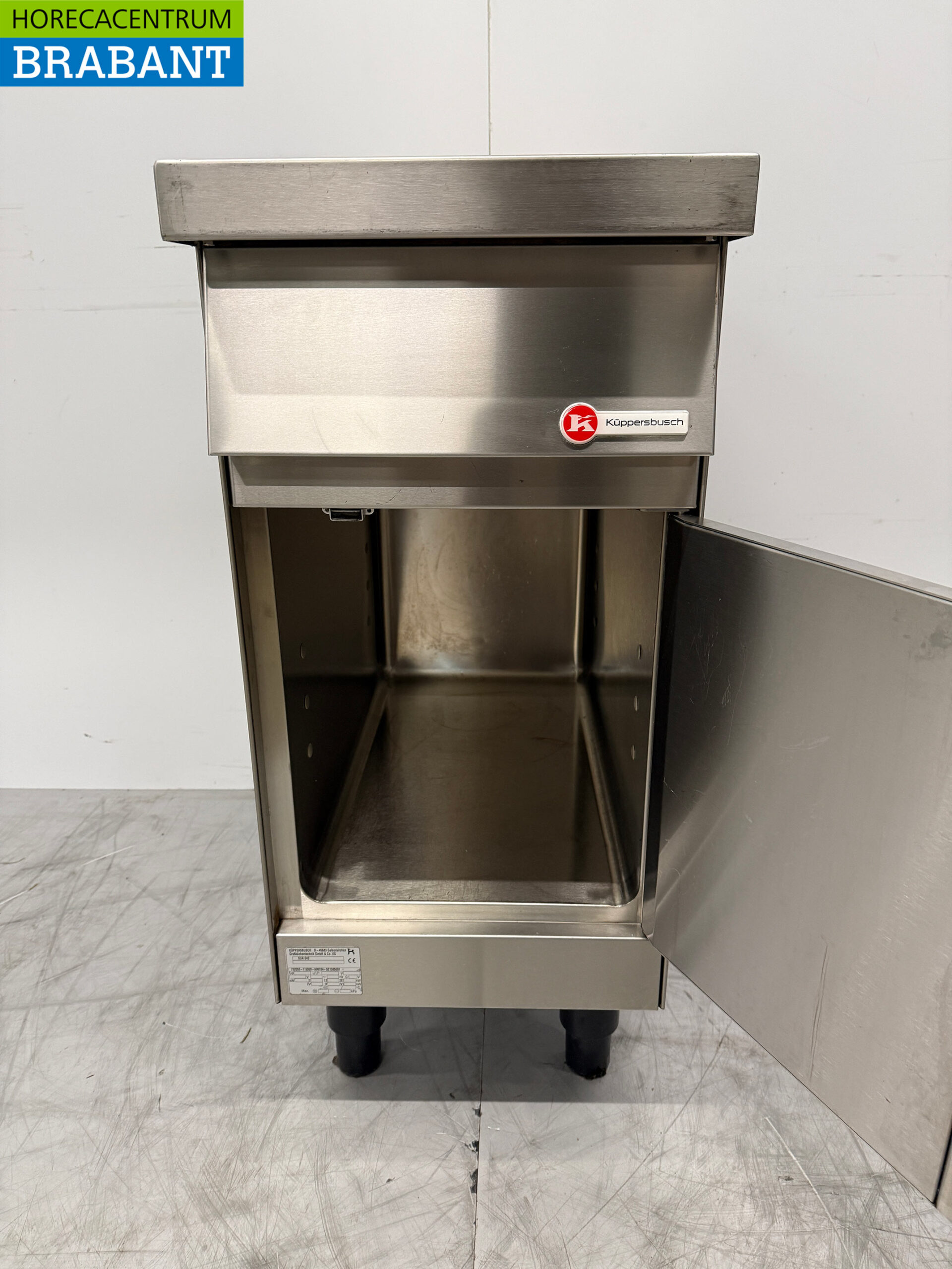 RVS Kupperbusch Werkunit Neutraal Blind unit 40 cm Horeca - Afbeelding 4