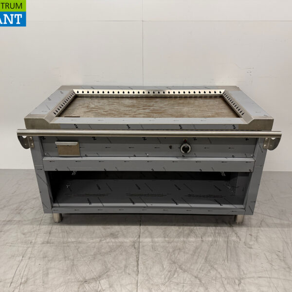 RVS Teppanyaki grill bakplaat grillplaat 144 cm GAS Horeca