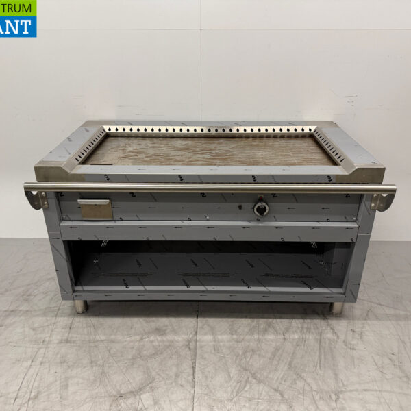 RVS Teppanyaki grill bakplaat grillplaat 144 cm GAS Horeca