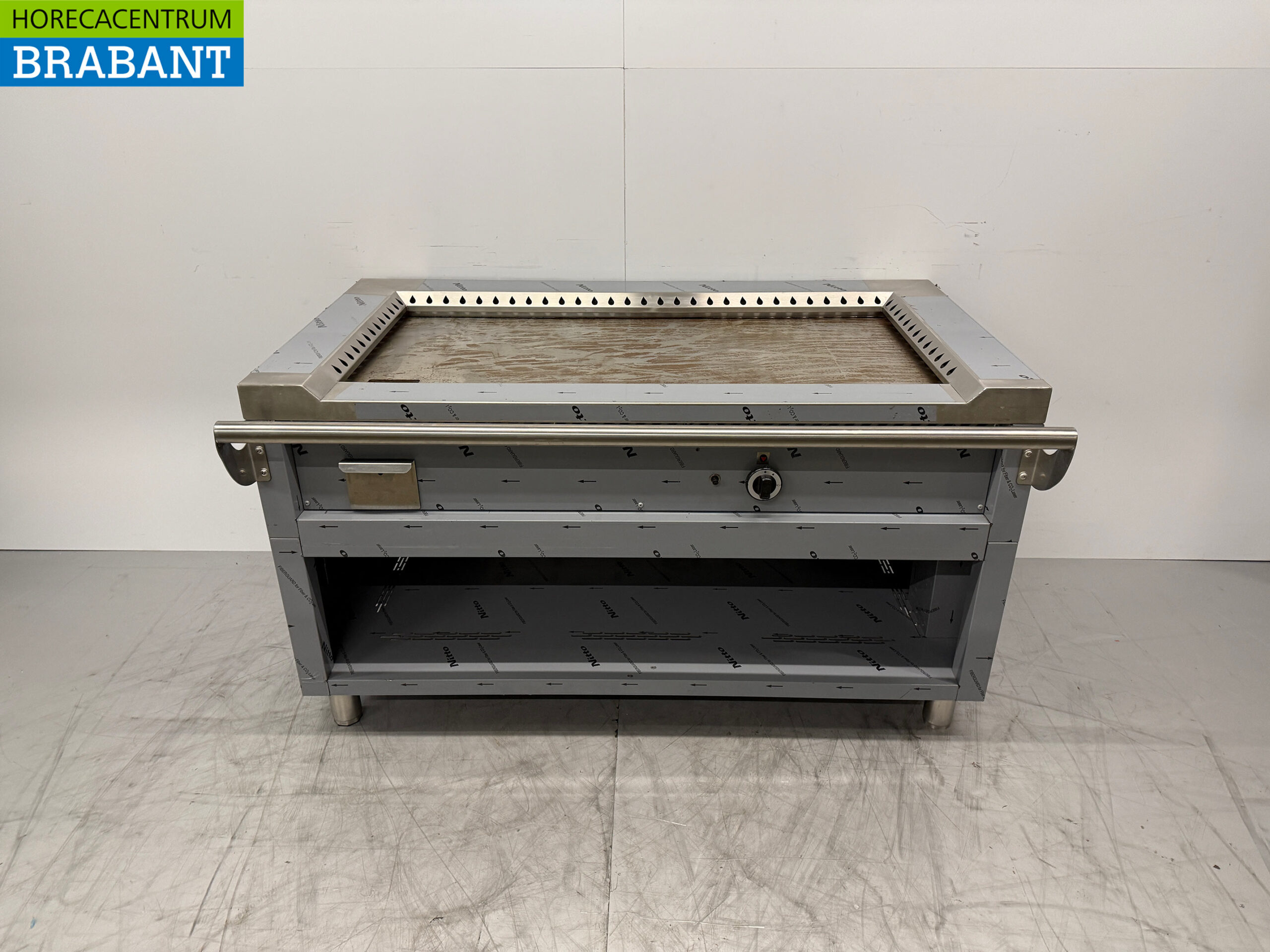 RVS Teppanyaki grill bakplaat grillplaat 144 cm GAS Horeca