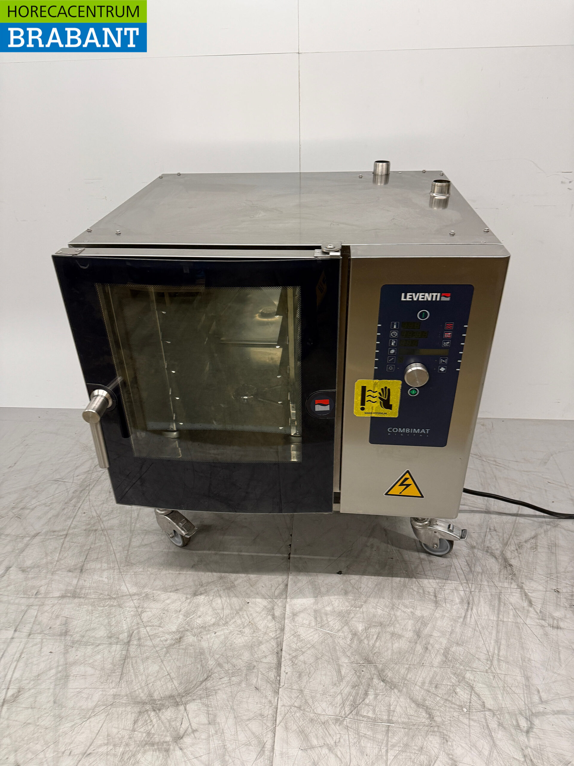 RVS Leventi Verrijdbare Combisteamer 5 x 1/1 GN 400V Horeca