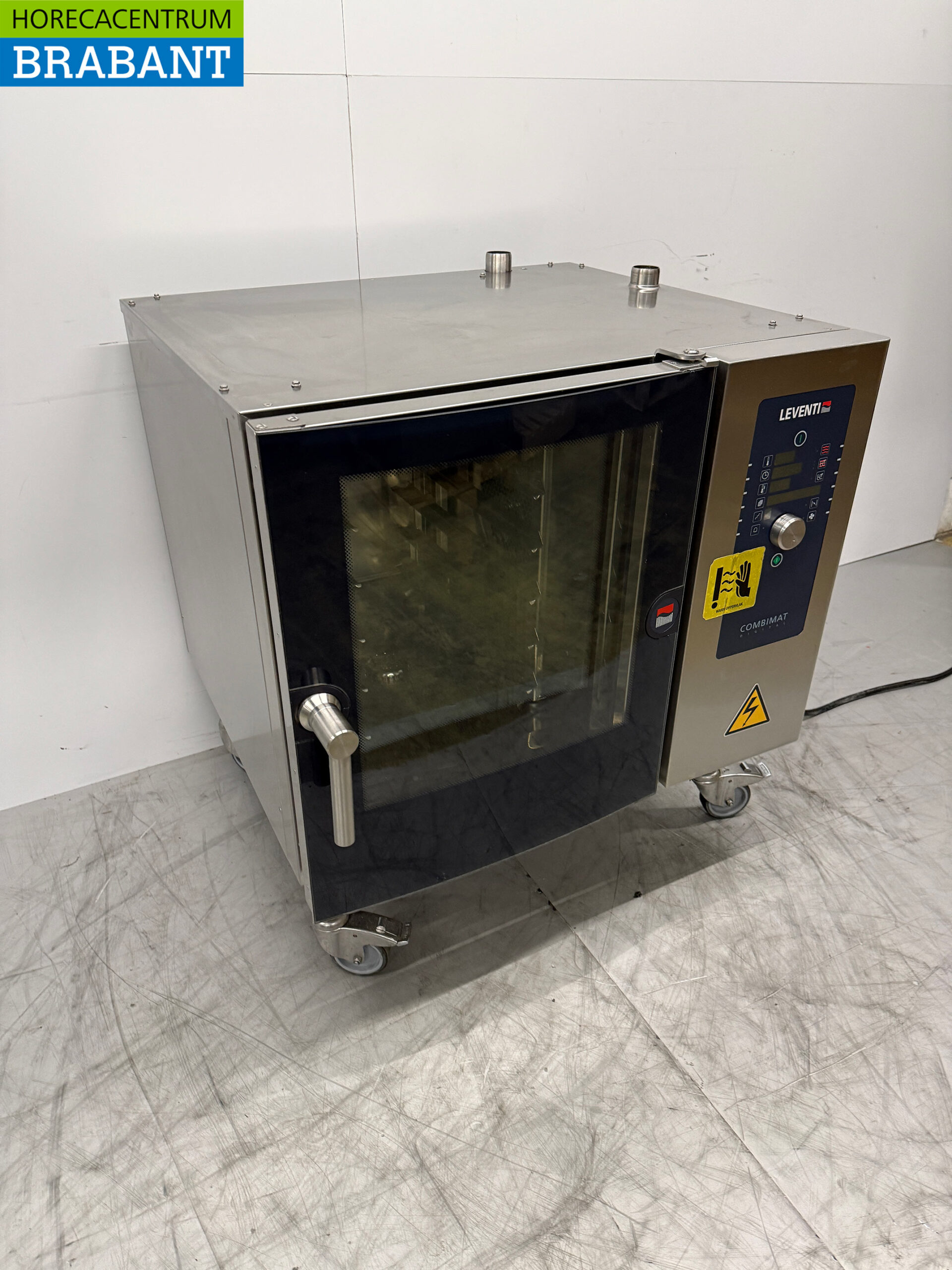 RVS Leventi Verrijdbare Combisteamer 5 x 1/1 GN 400V Horeca - Afbeelding 3