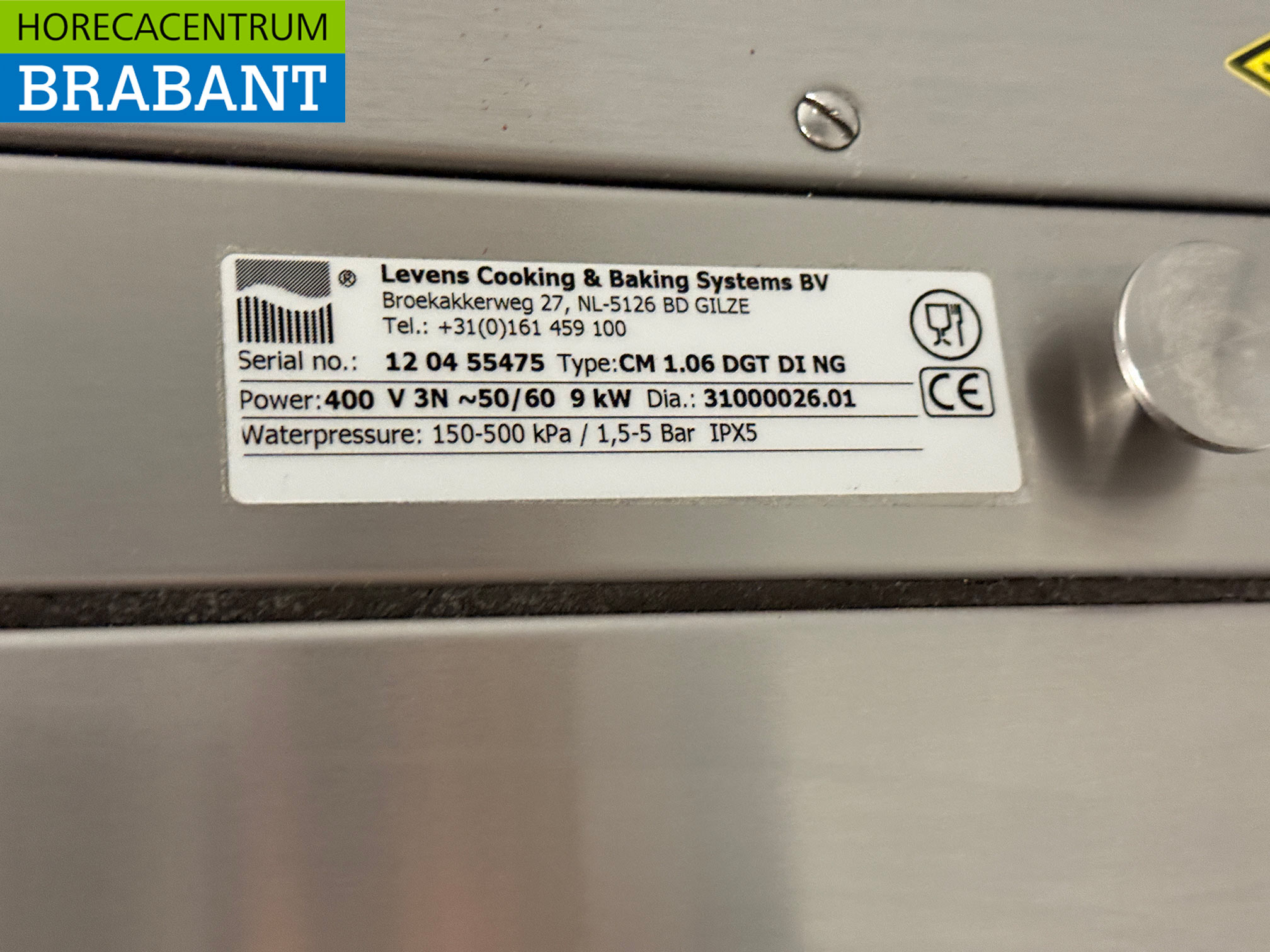 RVS Leventi Verrijdbare Combisteamer 5 x 1/1 GN 400V Horeca - Afbeelding 7