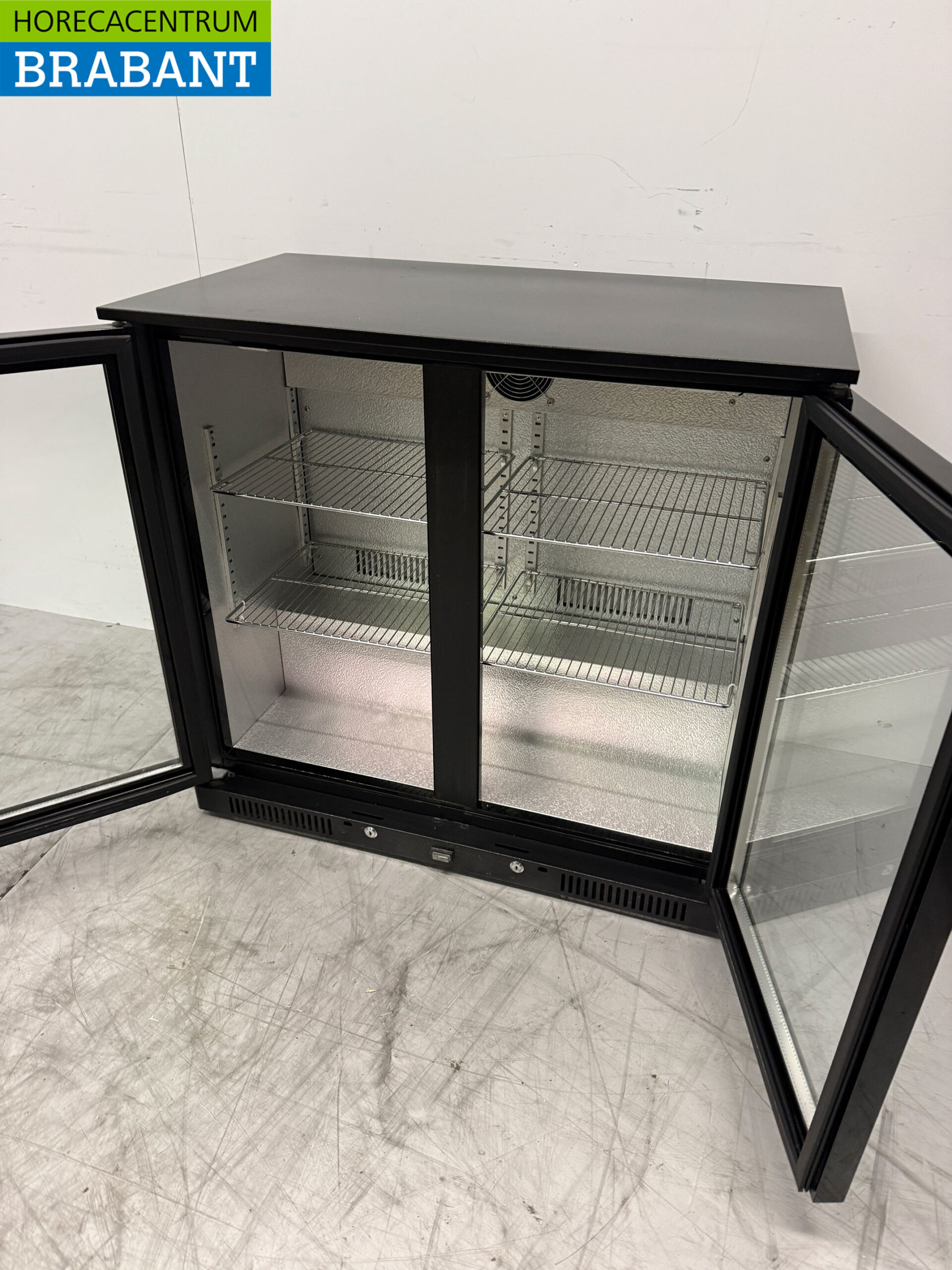 Barkoeling 2 Glazen Klapdeuren 90,5 cm 230V Horeca - Afbeelding 4