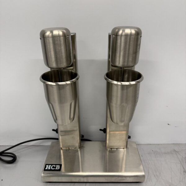 RVS Dubbele Milkshaker Milk shaker Milkshakemixer 750 ml 230V Horeca