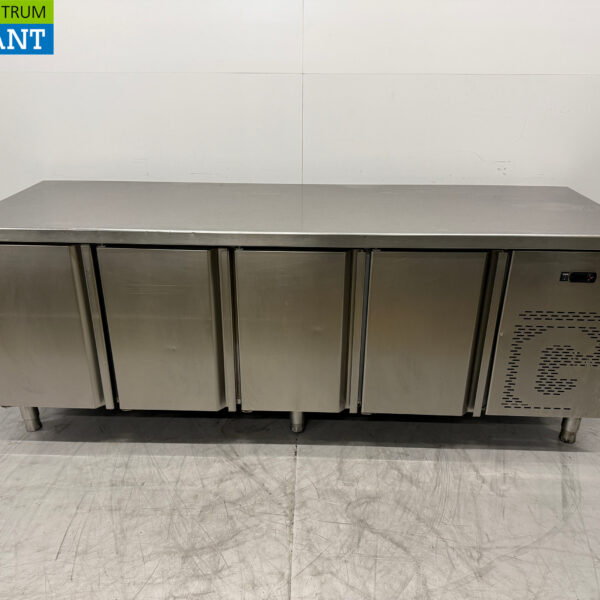 RVS Koelwerkbank 4 Deuren 224,5 cm 230V Horeca