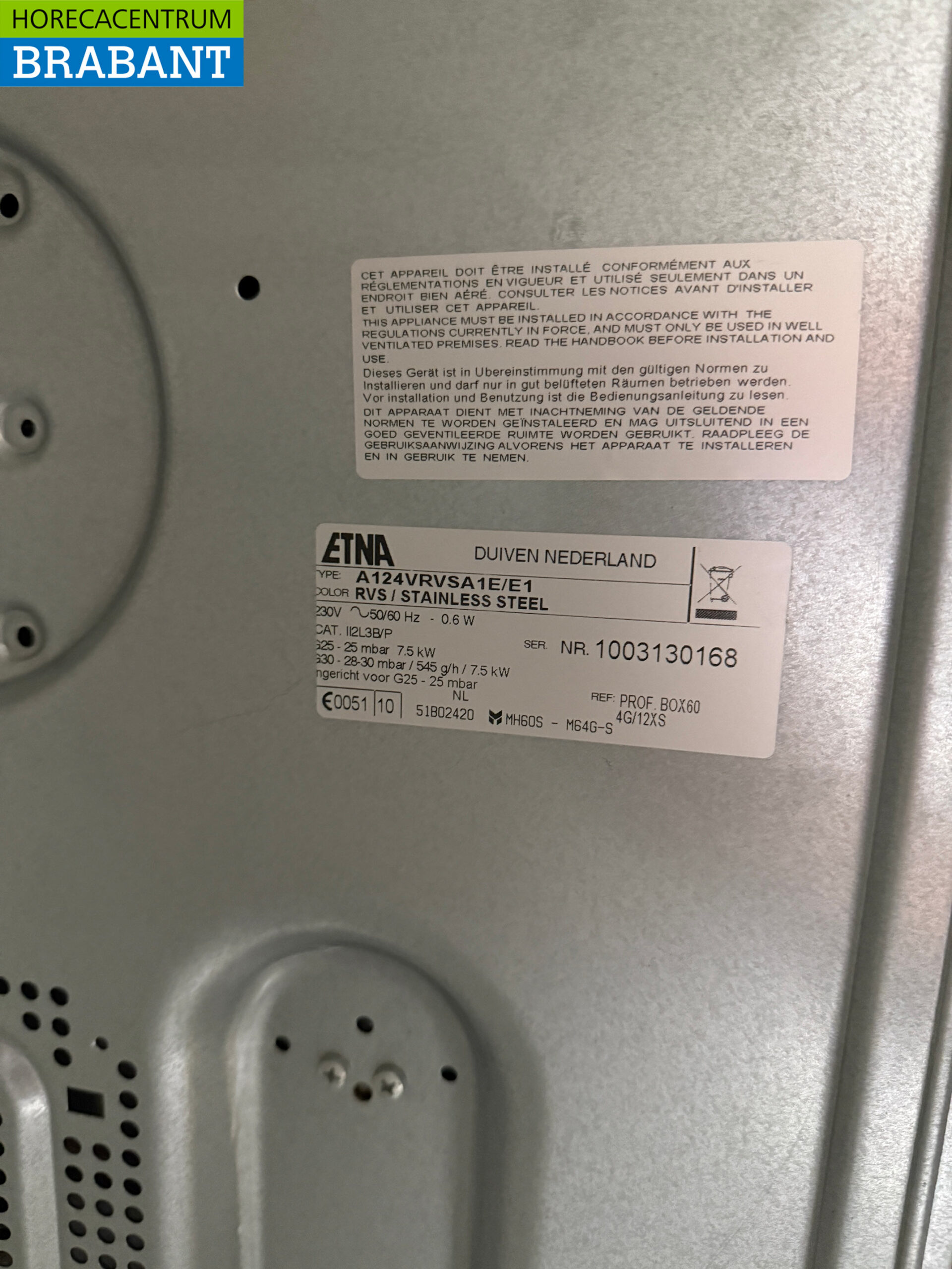 RVS Werkkast met 4 Pits Fornuis met Trespa deuren en laden 180 cm Horeca - Afbeelding 8