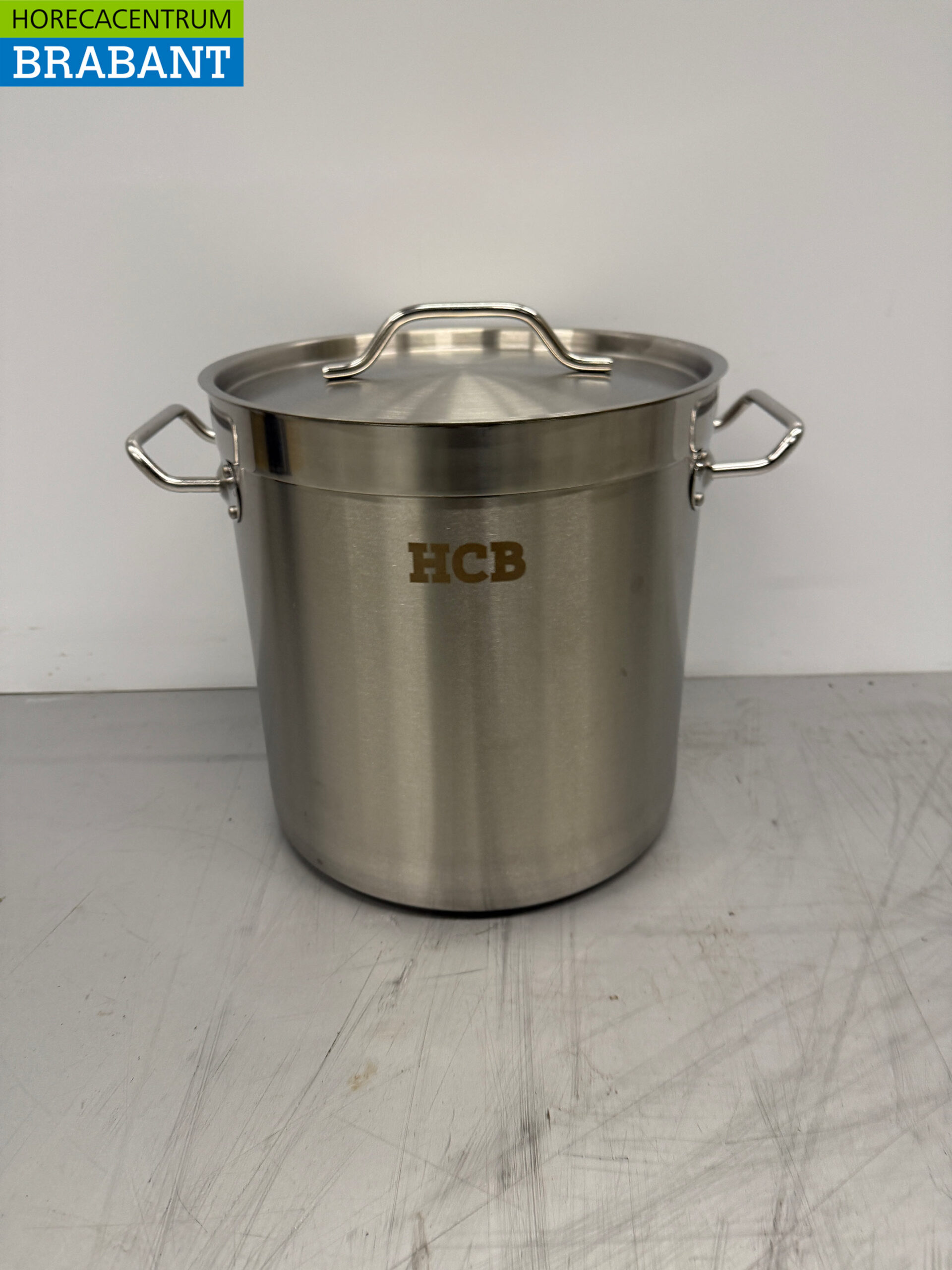 RVS Soeppan Kookpan Pan Inductie 26 x 26 cm 12 liter Horeca