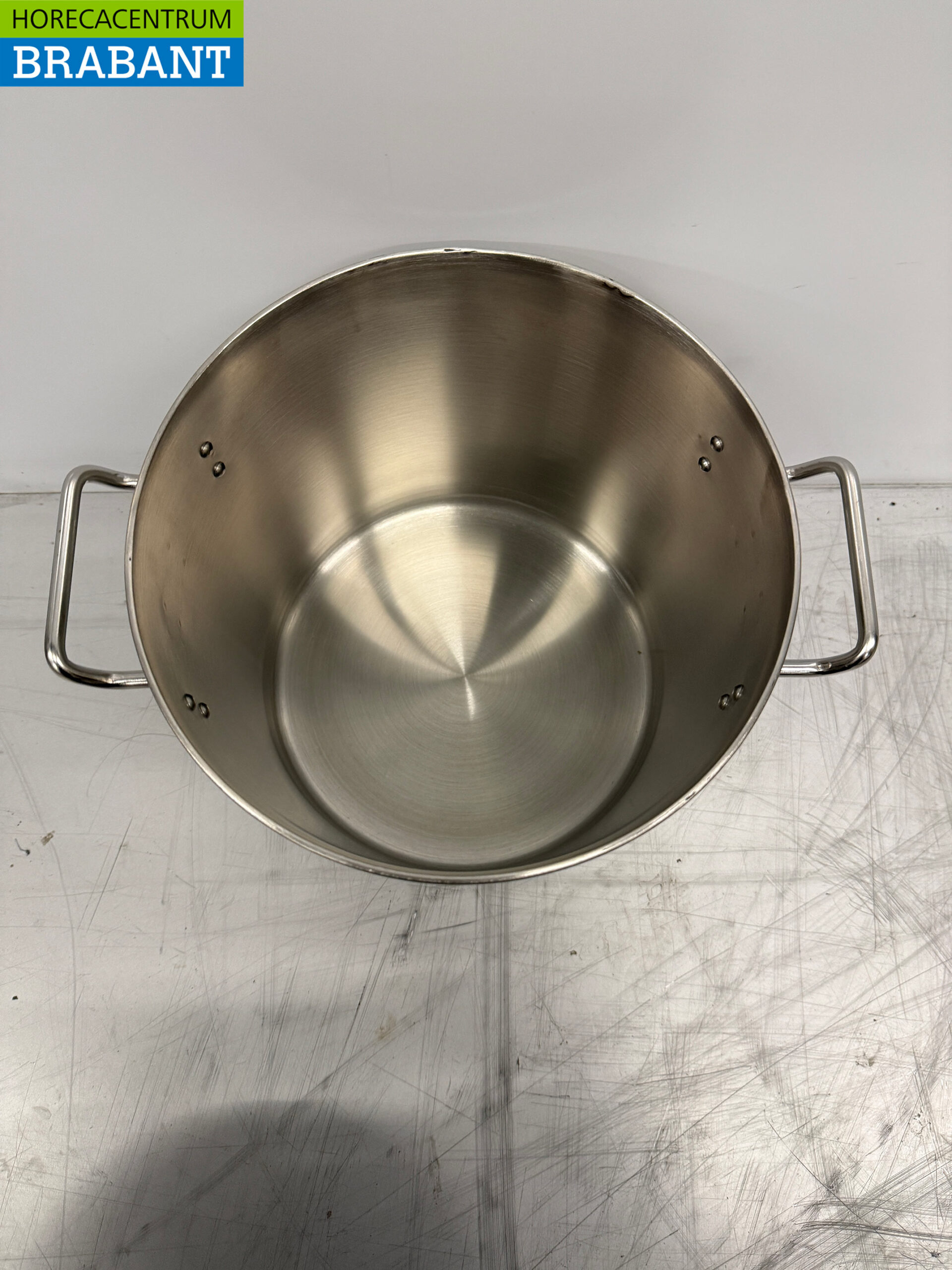 RVS Soeppan Kookpan Pan Inductie 26 x 26 cm 12 liter Horeca - Afbeelding 4