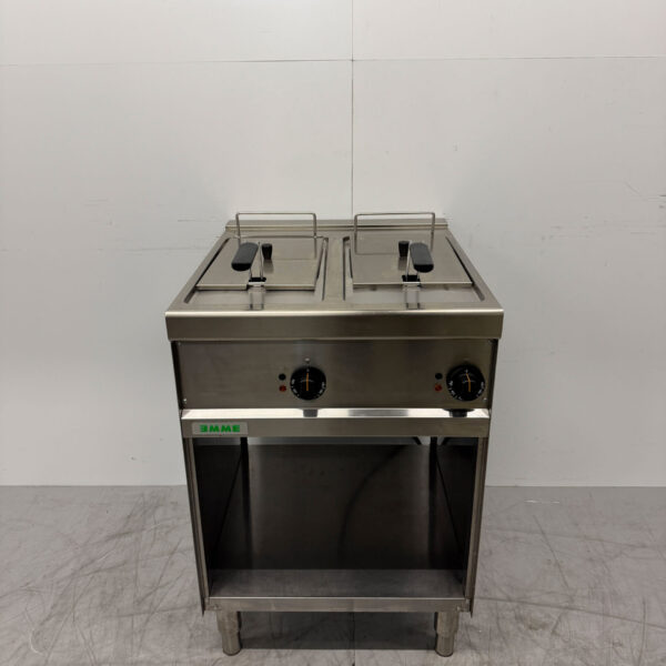 RVS Giga Dubbele Friteuse 2 x 8 liter 400V Horeca